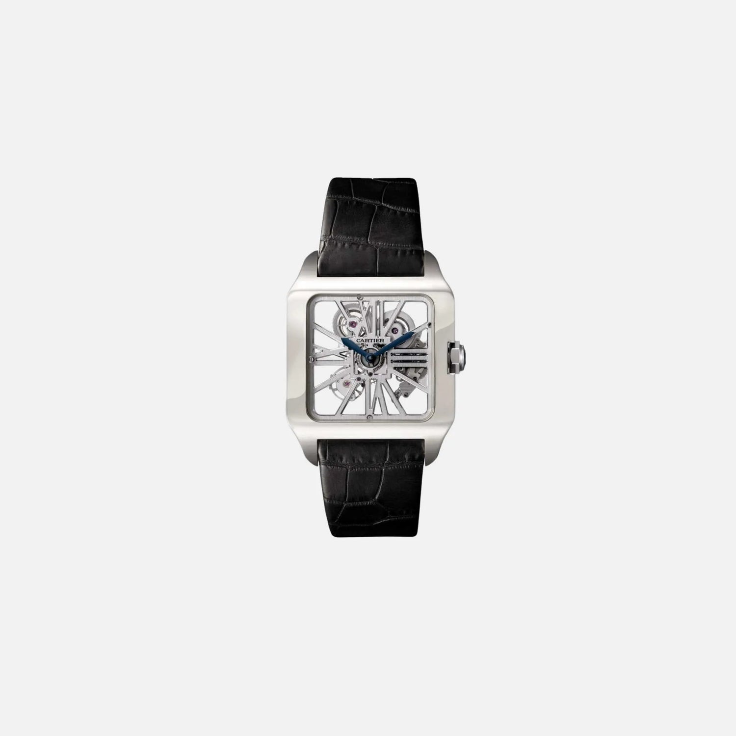 Cartier Santos-Dumont White Gold - Leather 39mm W2020033, Front