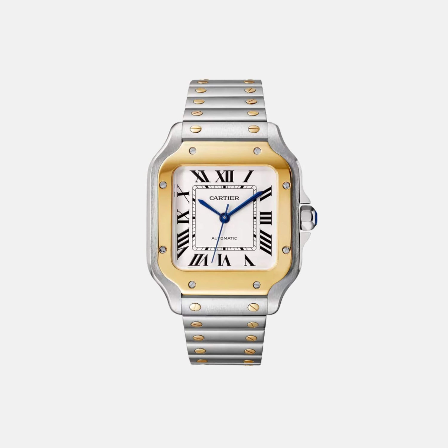 Cartier Santos Medium Model Steel Yellow Gold Automatic W2SA0016