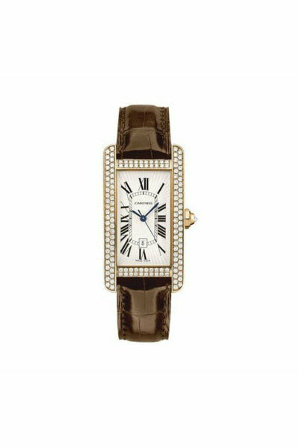 Tank Americaine 18Kt Rose Gold 41.4Mm X 22.6Mm Ladies Watch