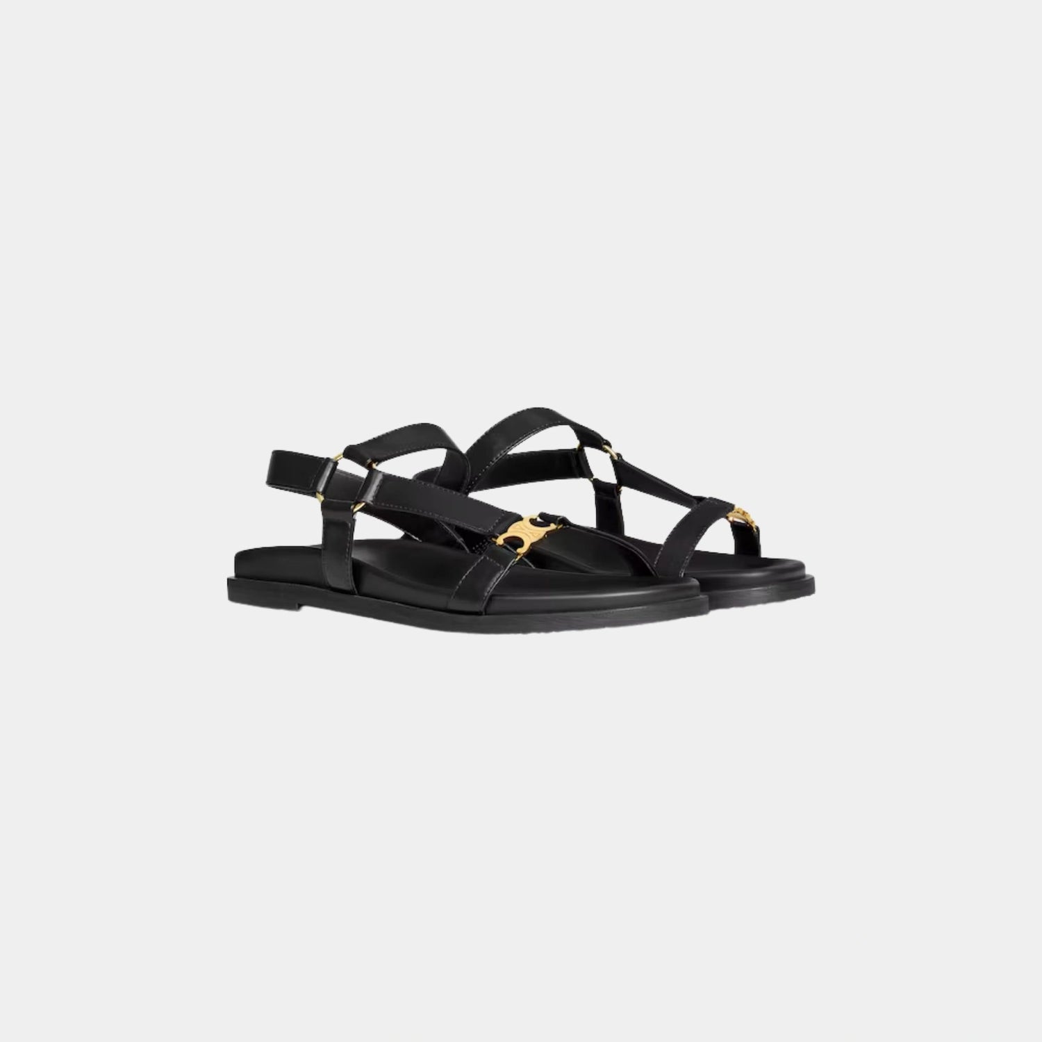 Celine Maud Sandal With Triomphe in Calfskin