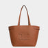 Celine Medium Cabas Anaïs Cuir Triomphe In Grained Calfskin Handbag, Tan, Front View