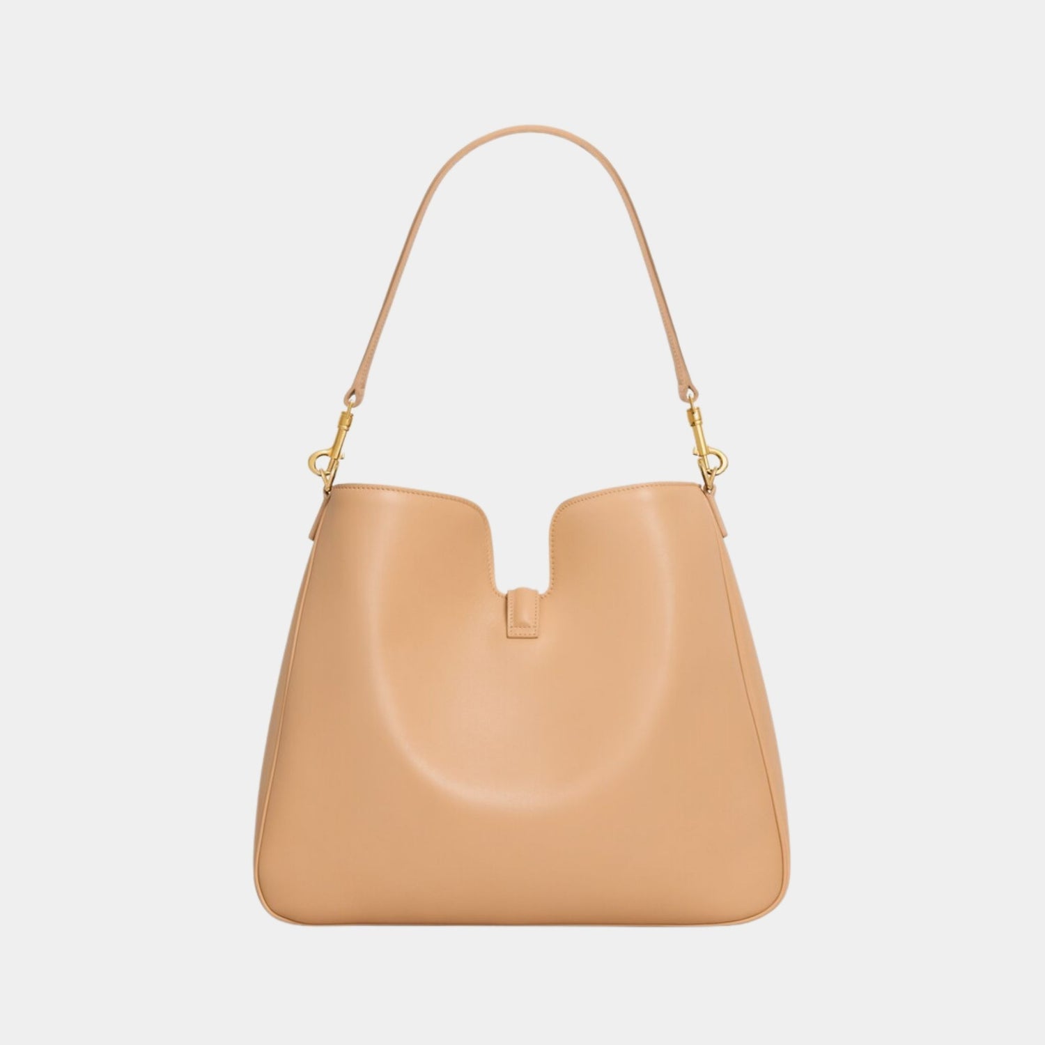 Celine Medium Camille 16 Soft Bag in Smooth Calfskin, Light Sand, Back