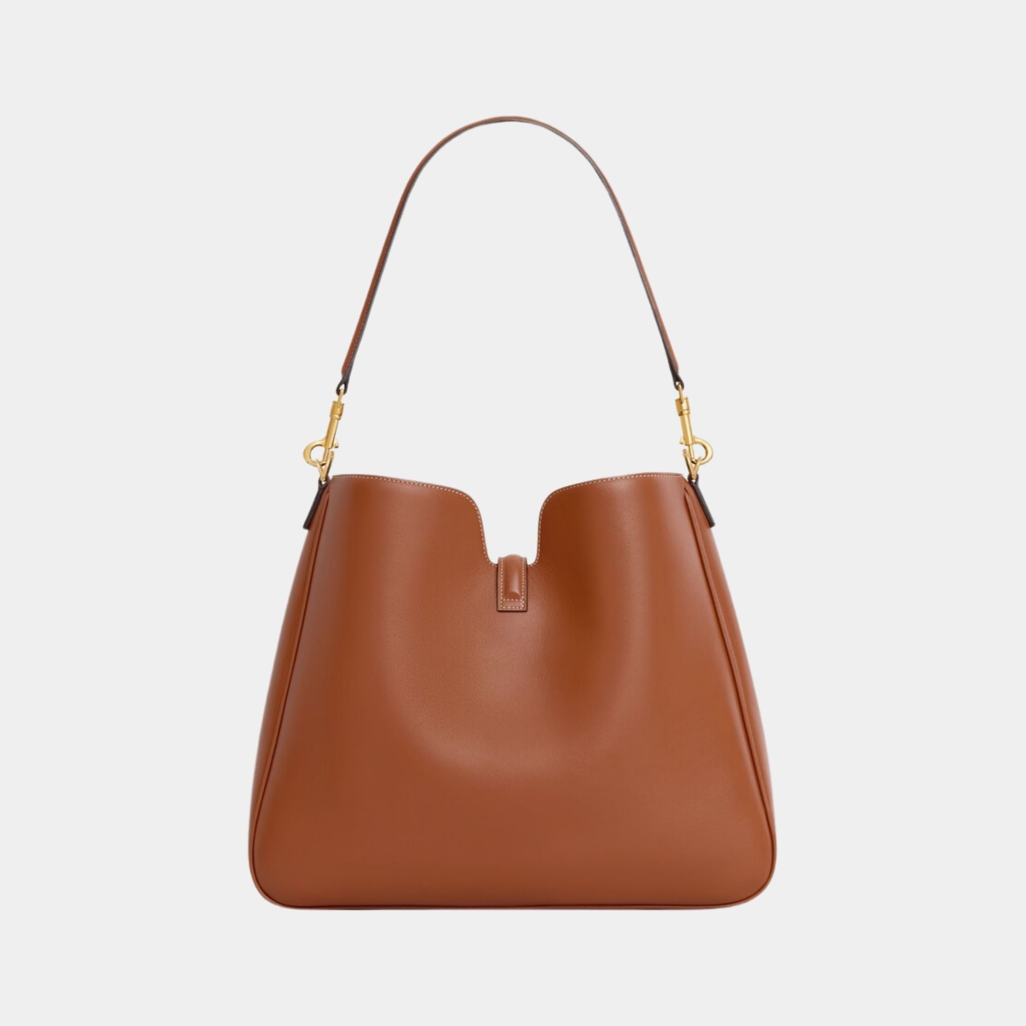 Celine Medium Camille 16 Soft Bag in Smooth Calfskin, Tan, Back