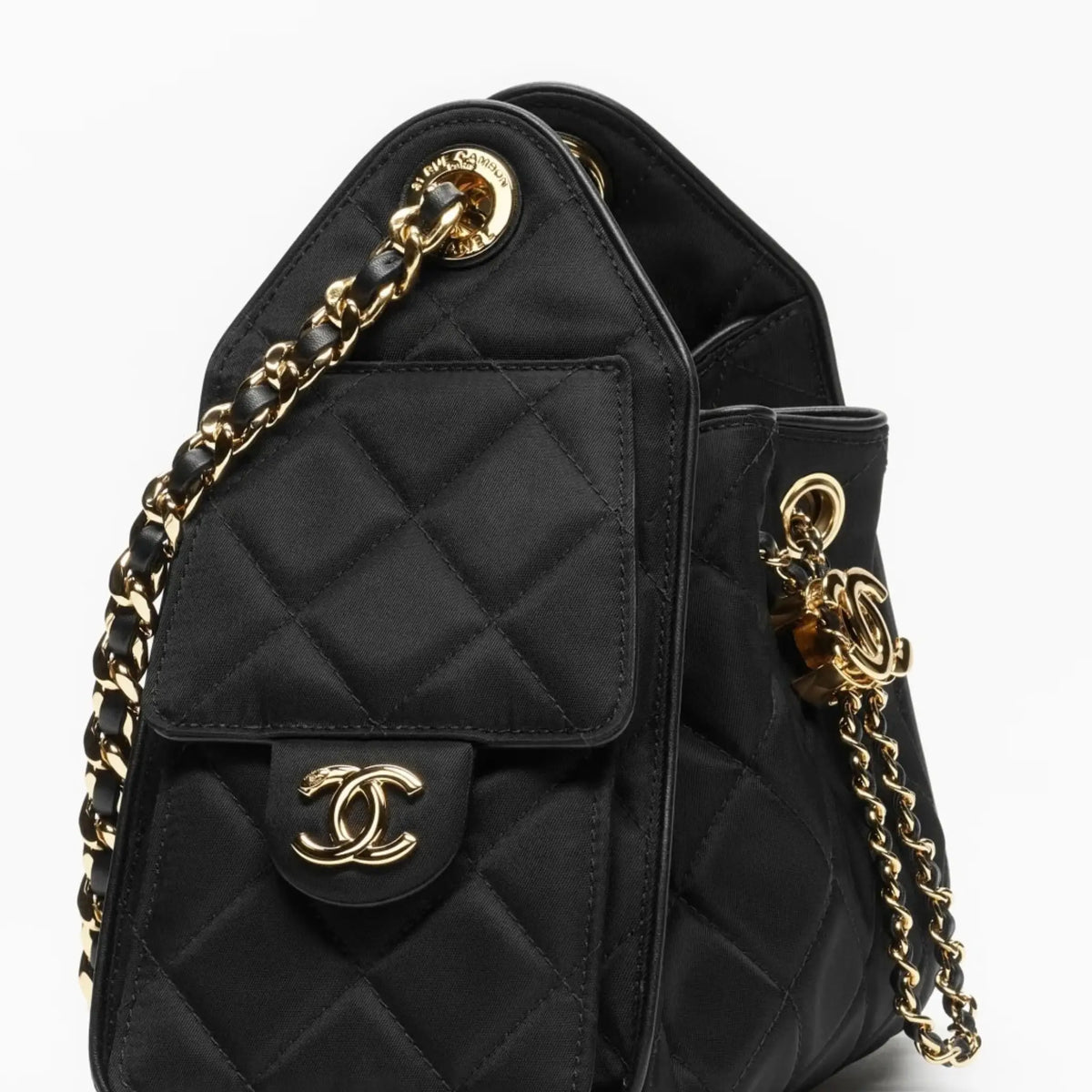 Chanel 25 Mini Handbag Calfskin &amp; Gold-Tone Metal