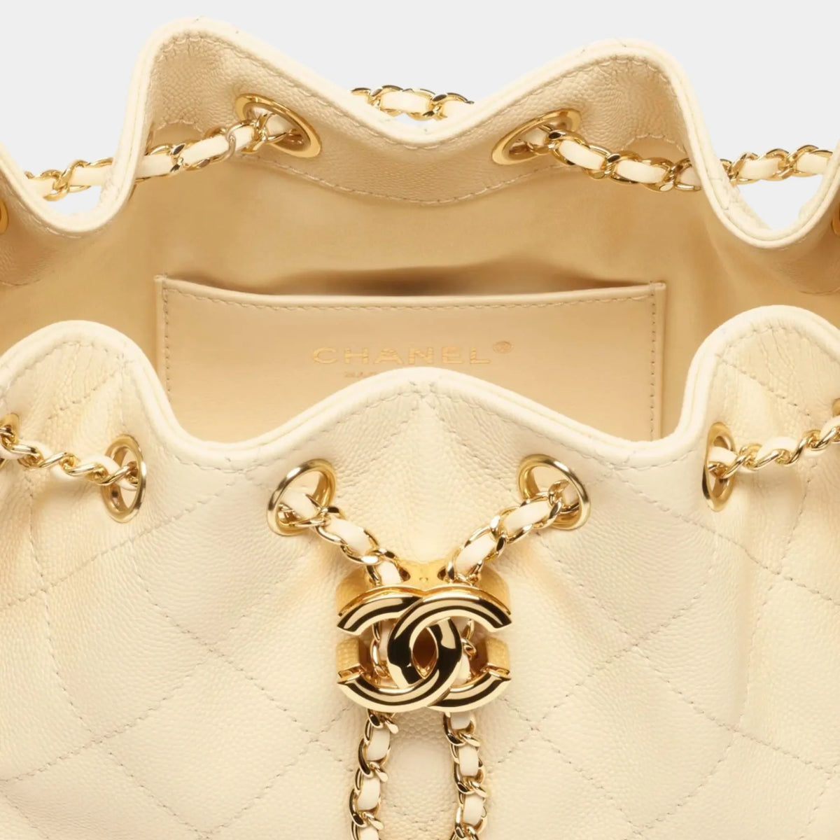 Chanel 25 Mini Handbag Calfskin &amp; Gold-Tone Metal