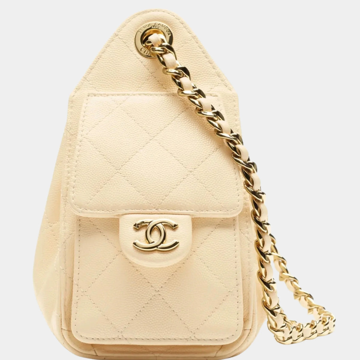 Chanel 25 Mini Handbag Calfskin &amp; Gold-Tone Metal