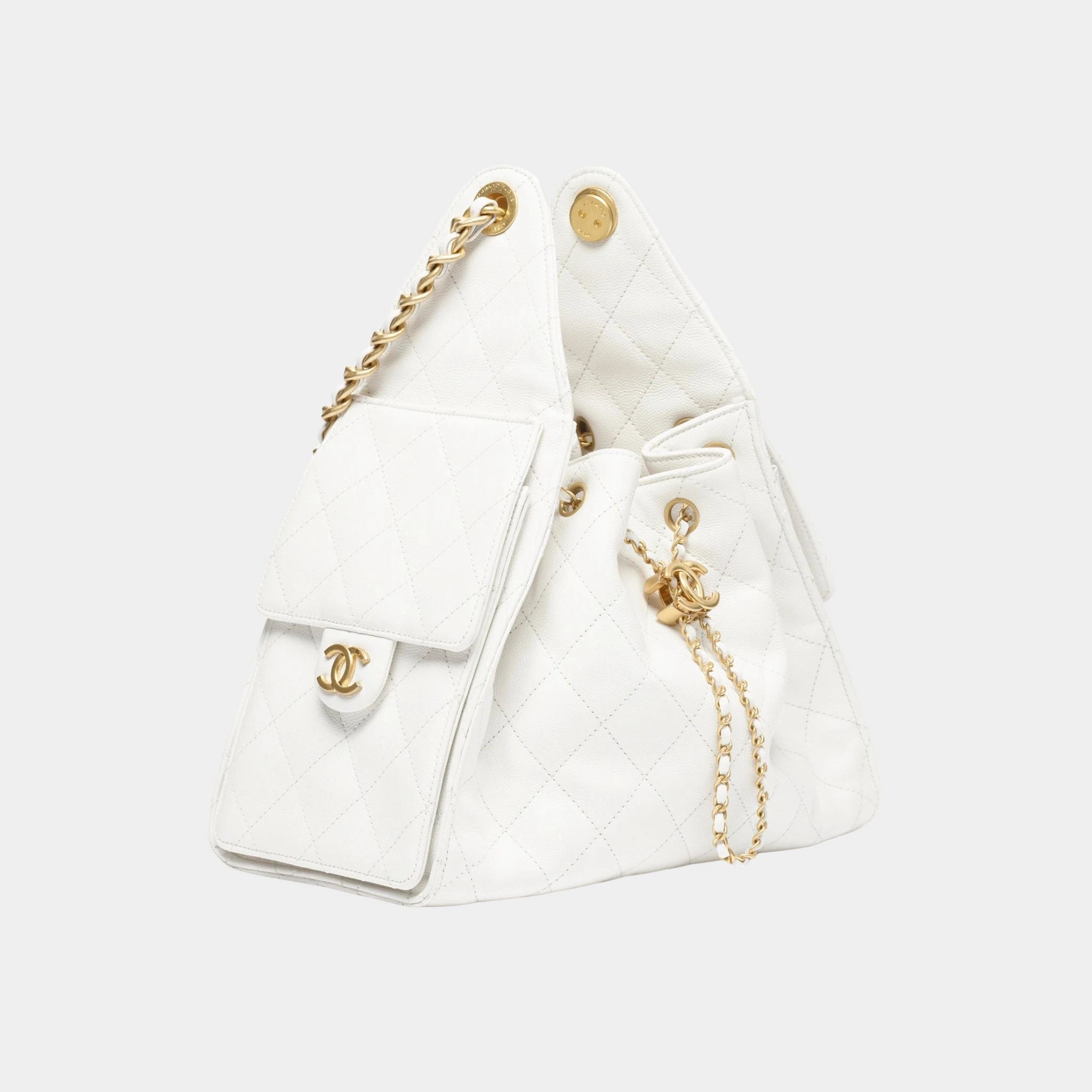 Chanel 25 Small Handbag Calfskin &amp; Gold-Tone Metal