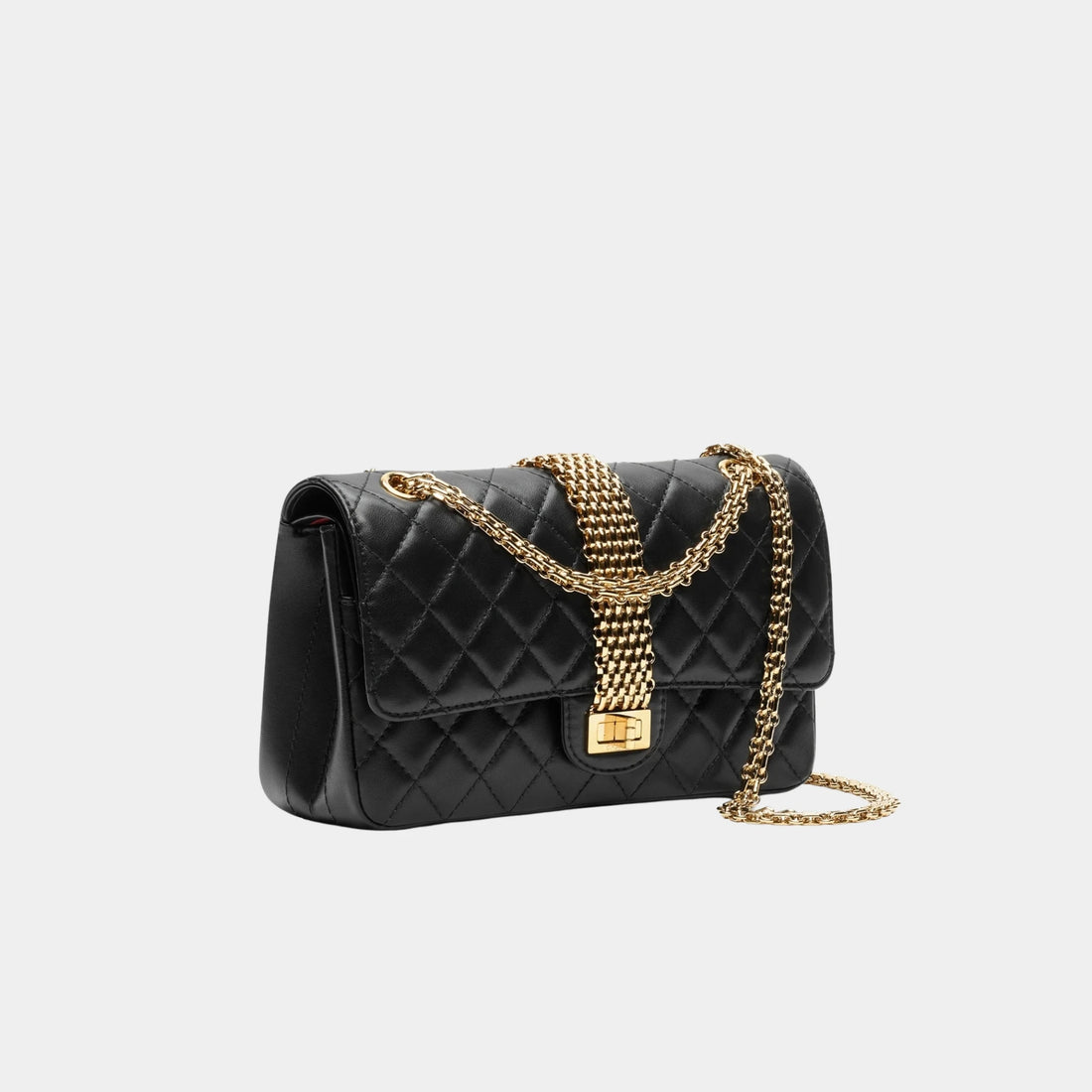Chanel Bag 2.55 Lamb & Gold-Plated Metal Black