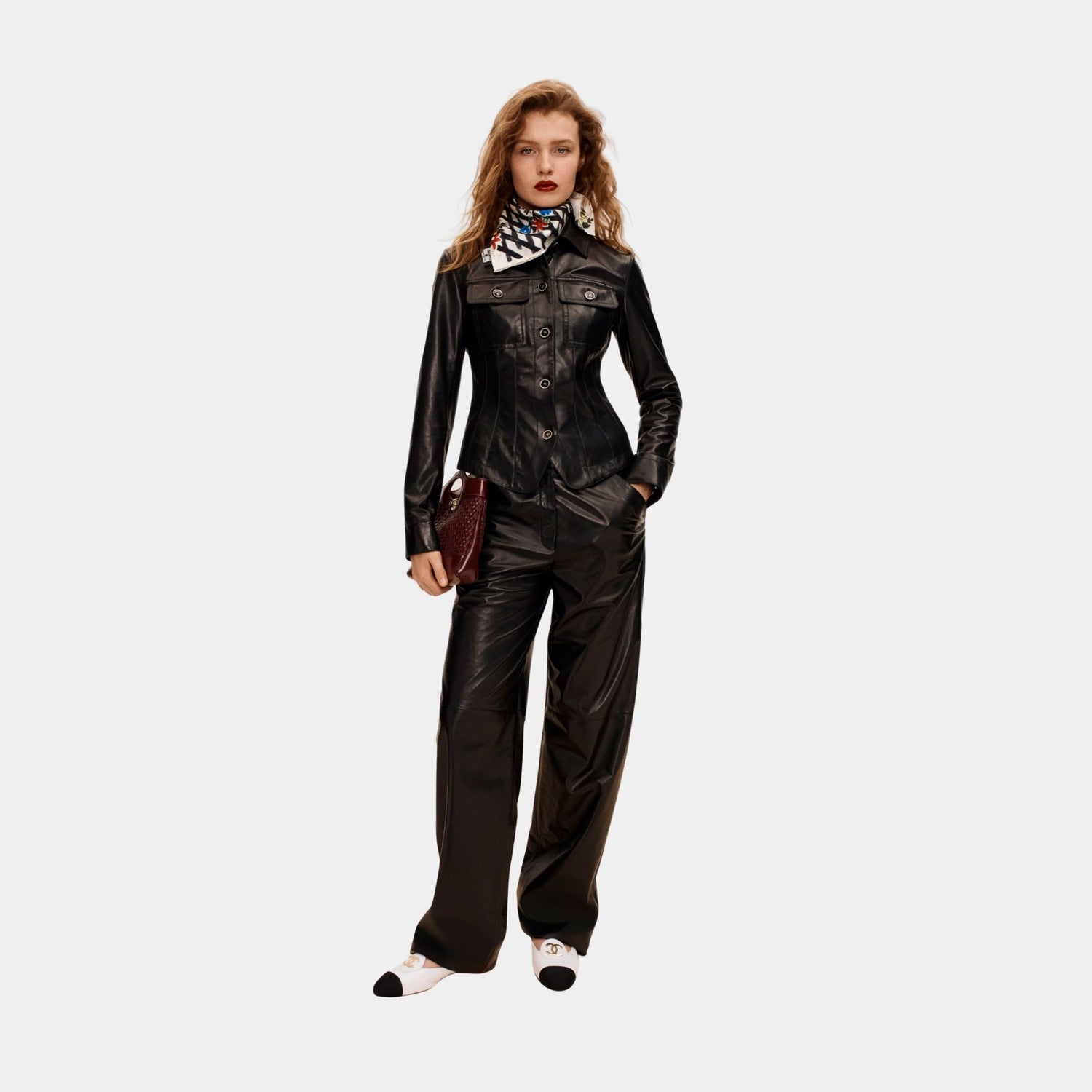 Black Jacket in Lambskin
