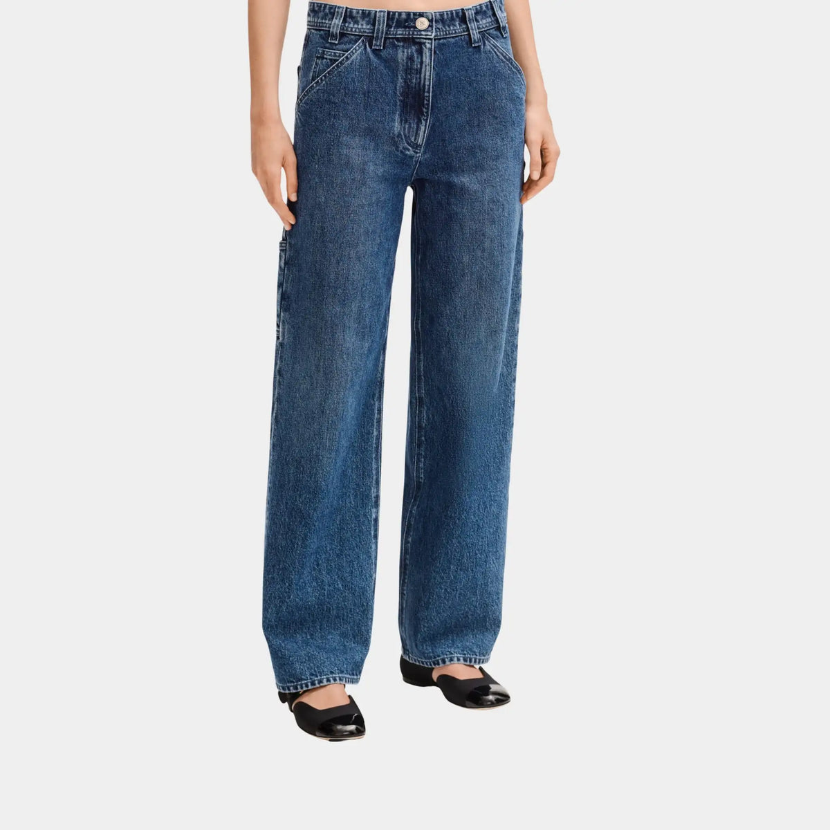 Blue Jeans in Washed Out Denim