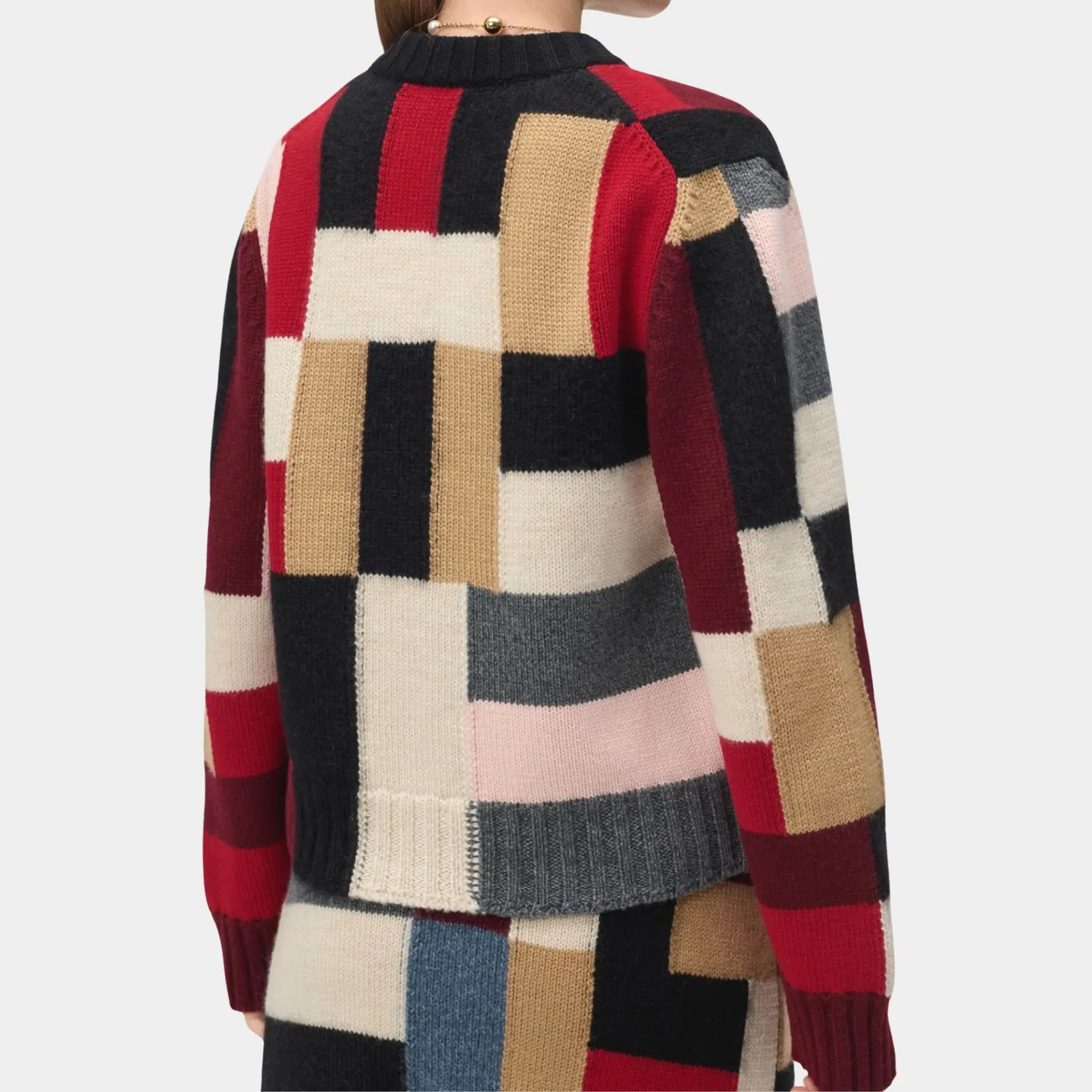Chanel Cardigan Cashmere &amp; Wool Black, Red &amp; Multicolor