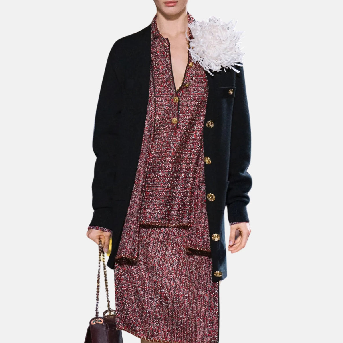 Chanel Cardigan in Cashmere Black