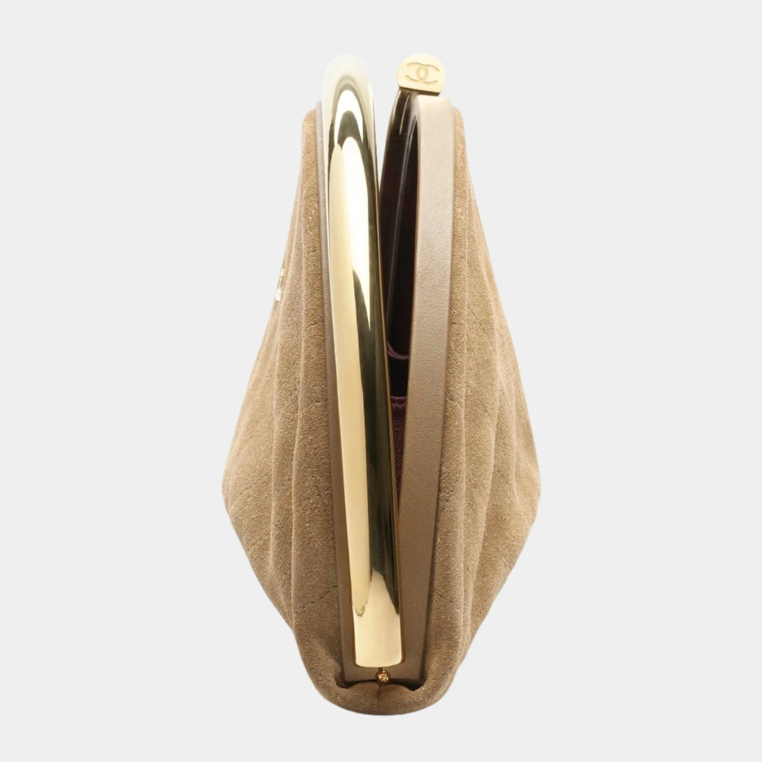 Clutch Calfskin & Gold Metal