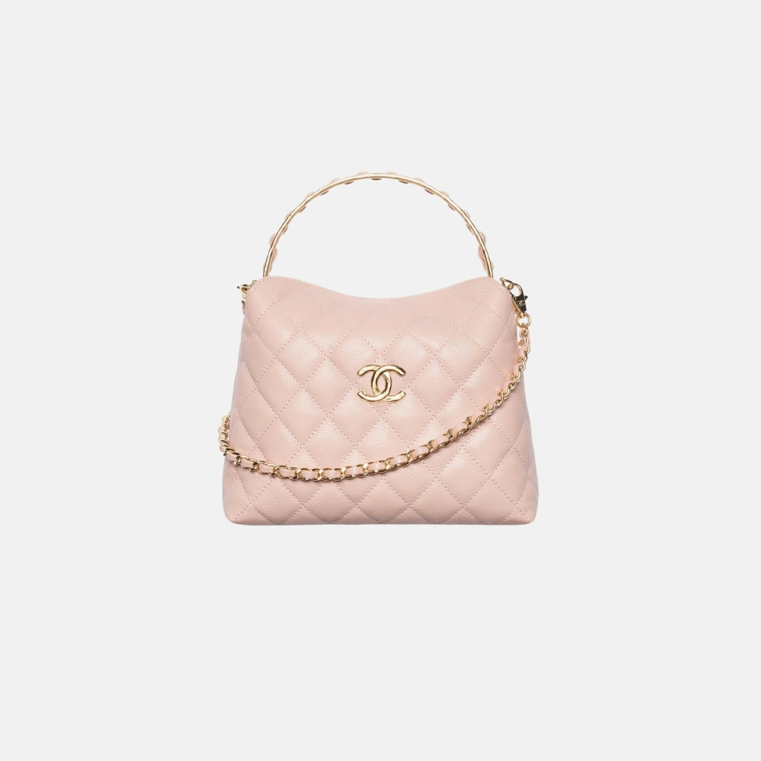Chanel Clutch with Chain in Grained Shiny Calfskin and Gold Tone