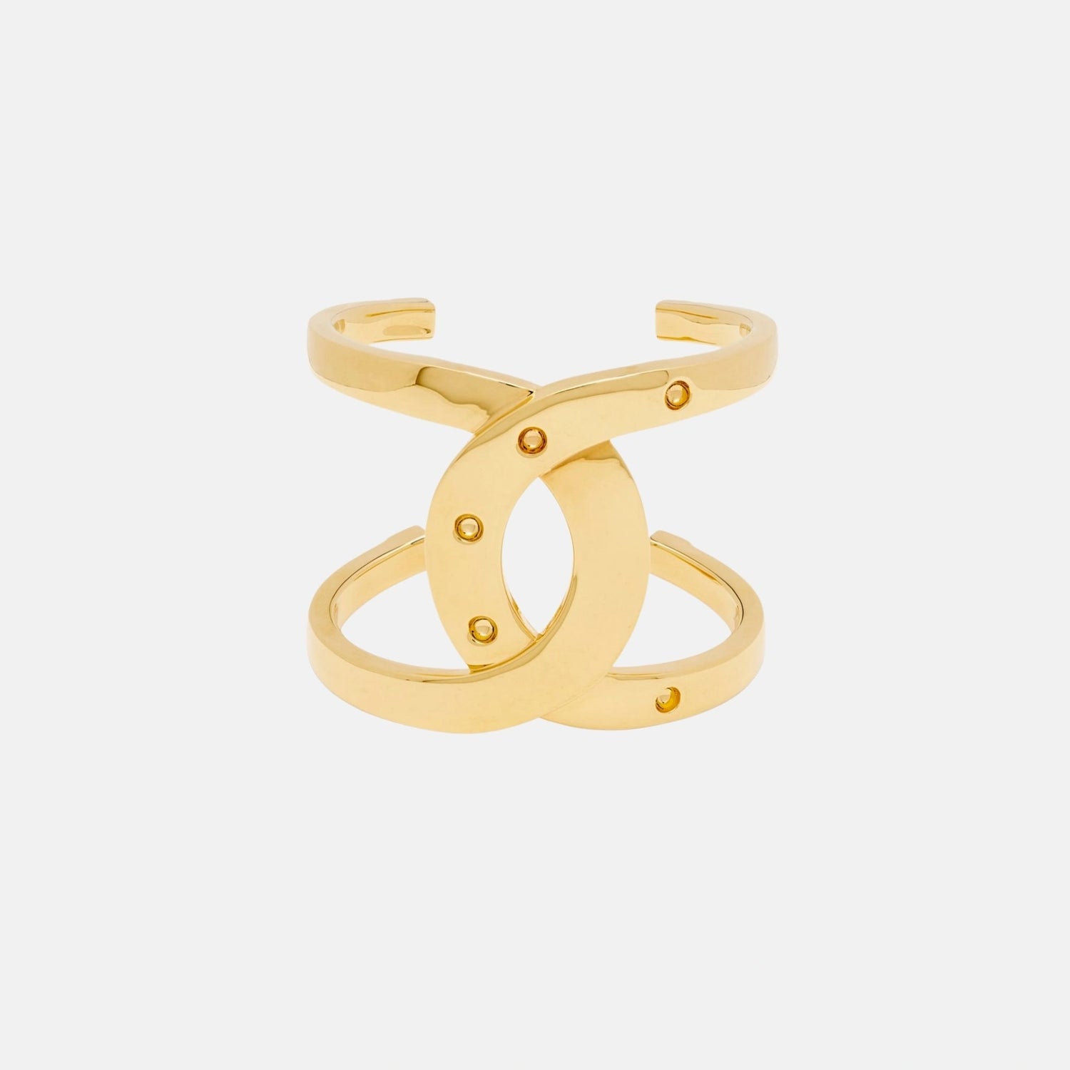 Chanel Gold Metal Cuff