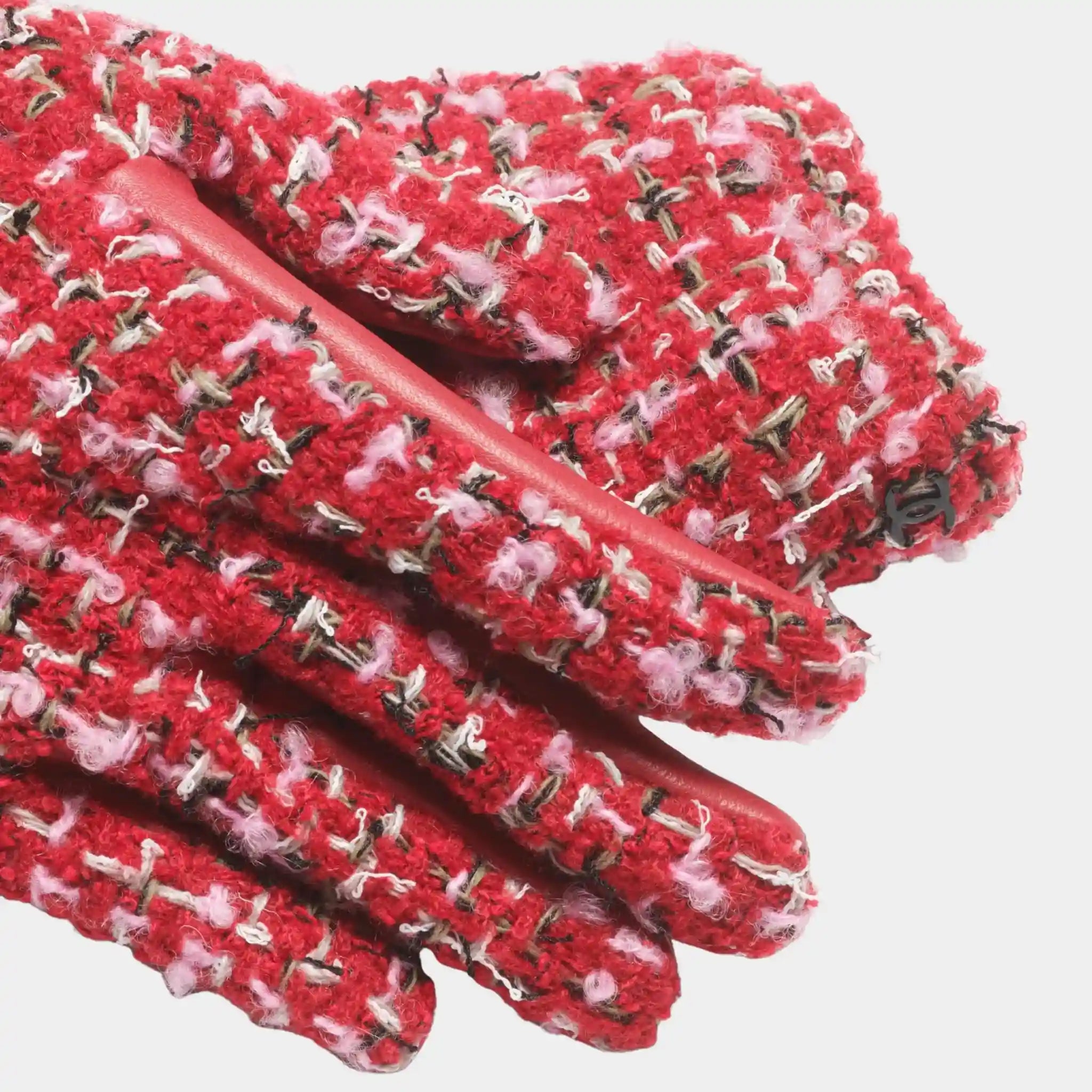 Hand Gloves Tweed &amp; Lambskin