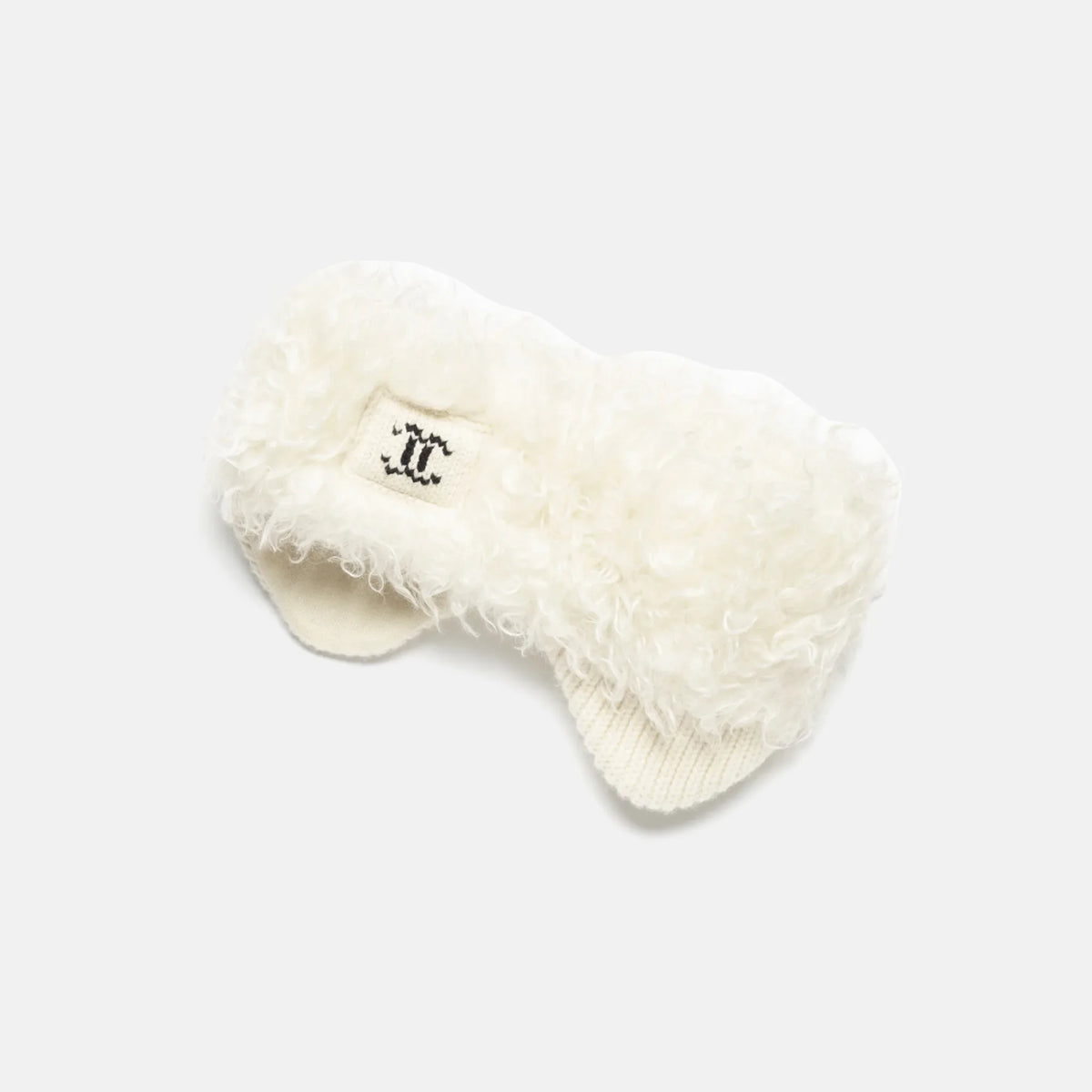 Headband Cashmere & Mohair Ecru & Black
