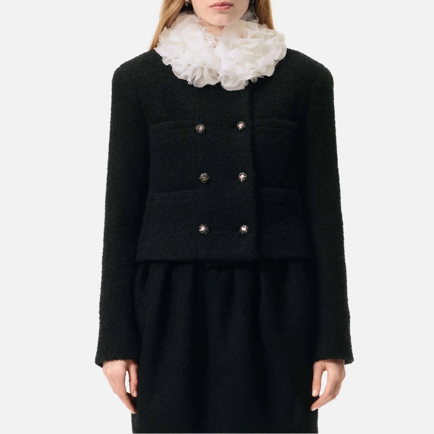 Chanel Jacket Cashmere And Wool Tweed