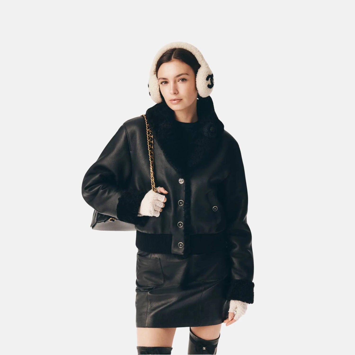 Chanel Jacket in Lamb Pelt, Front