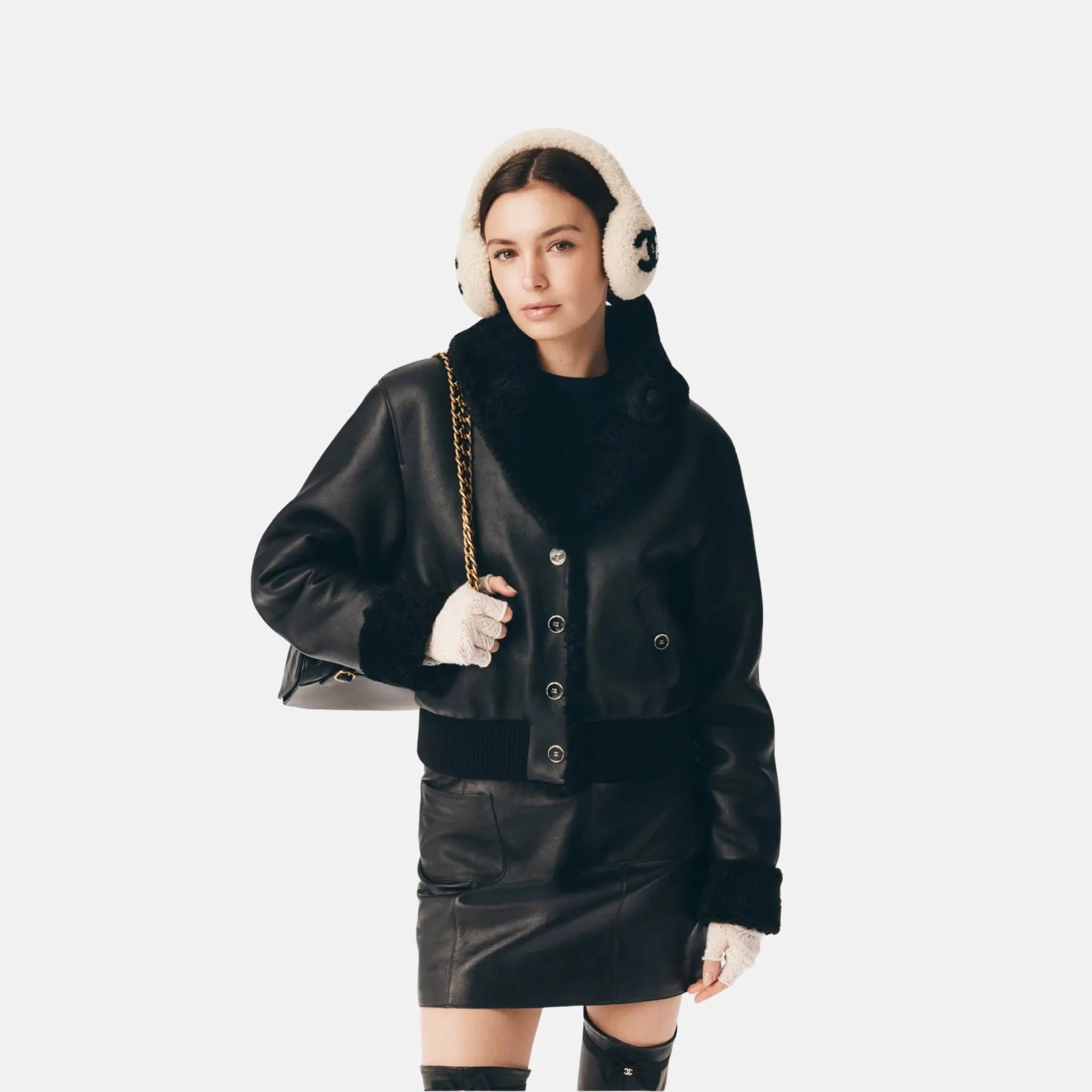 Chanel Jacket in Lamb Pelt, Front