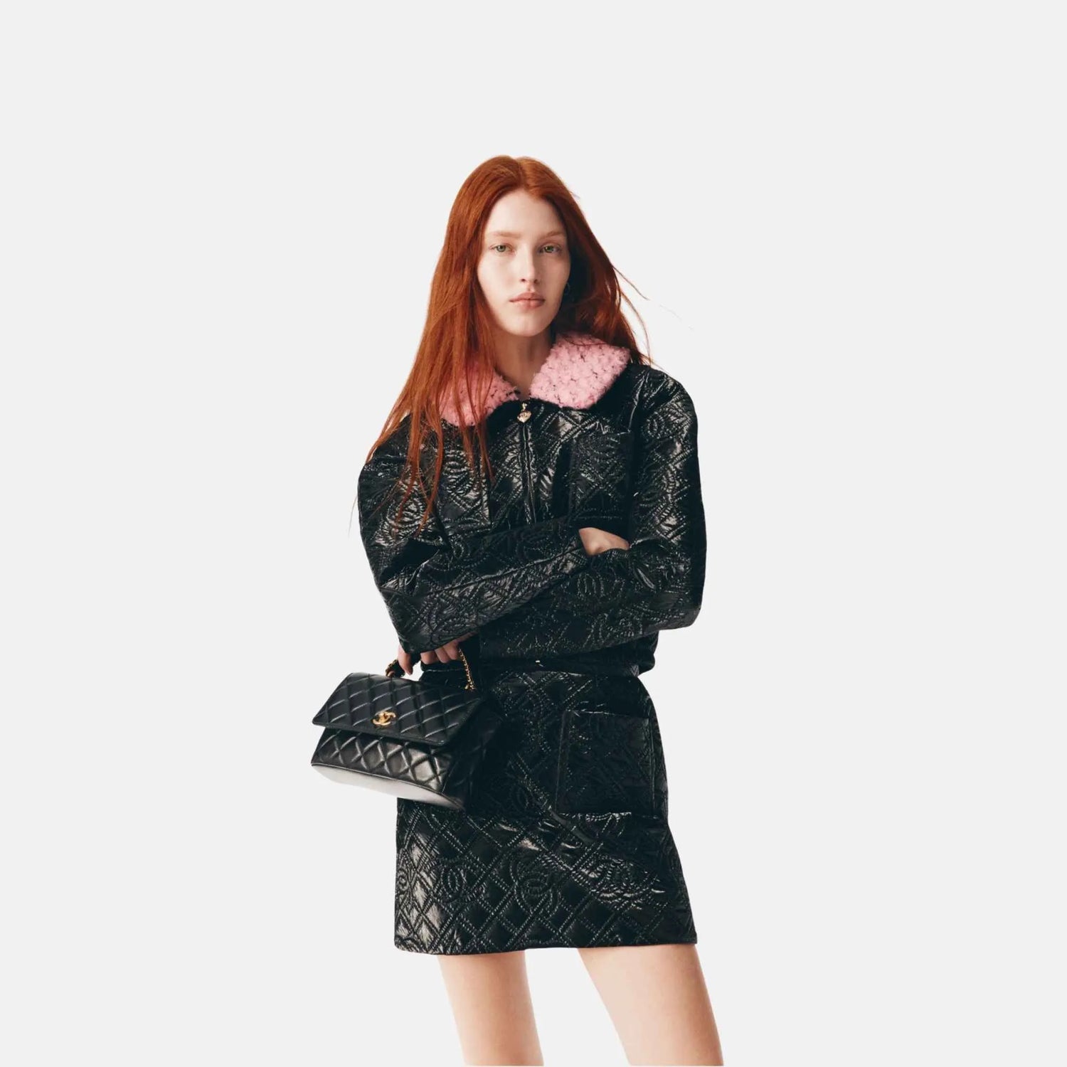 Chanel Jacket in Quilted Canvas, Front