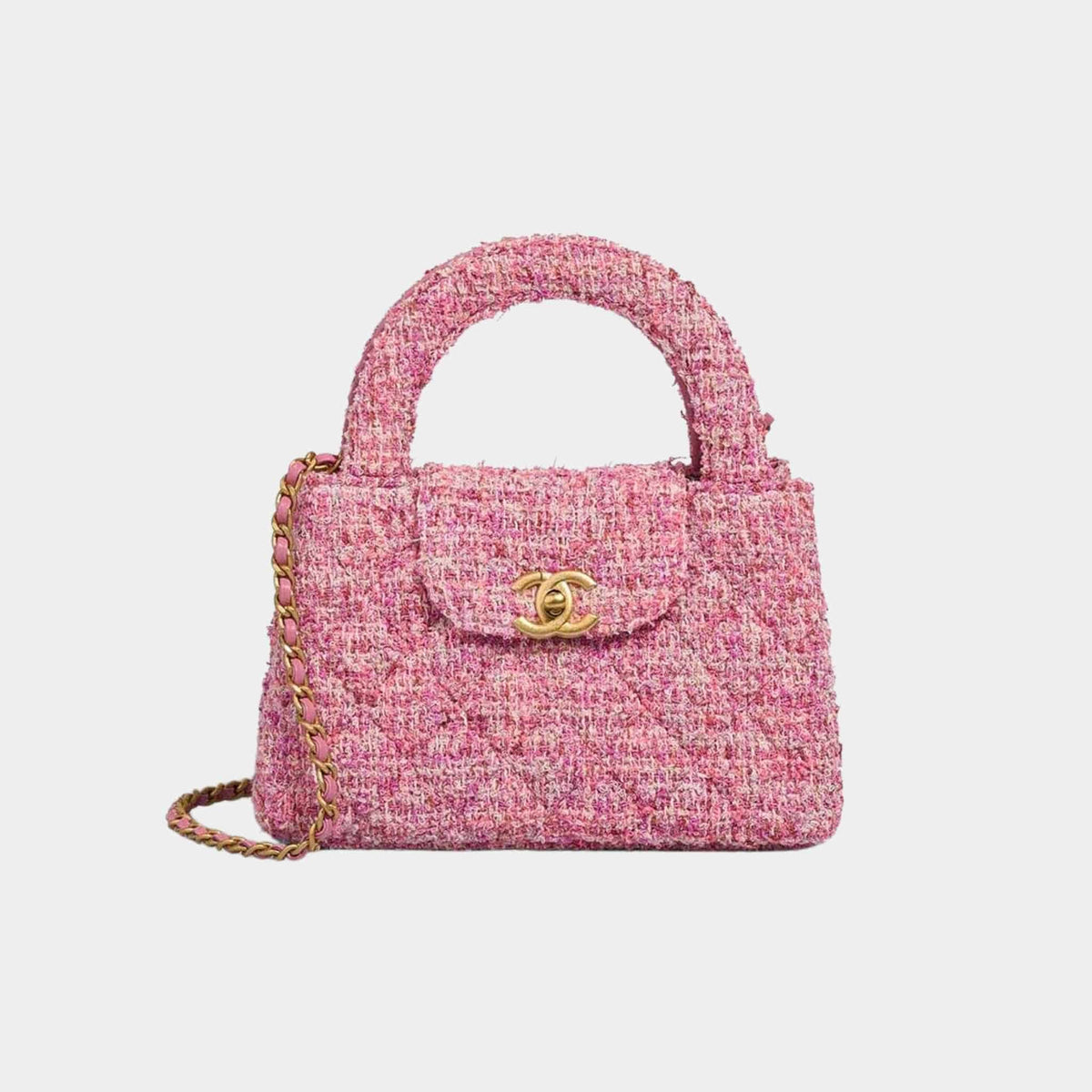 Kelly Medium Tweed Pink