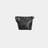 Chanel Large Bucket Bag Shiny Lambskin Silver-Tone Metal Black, Front