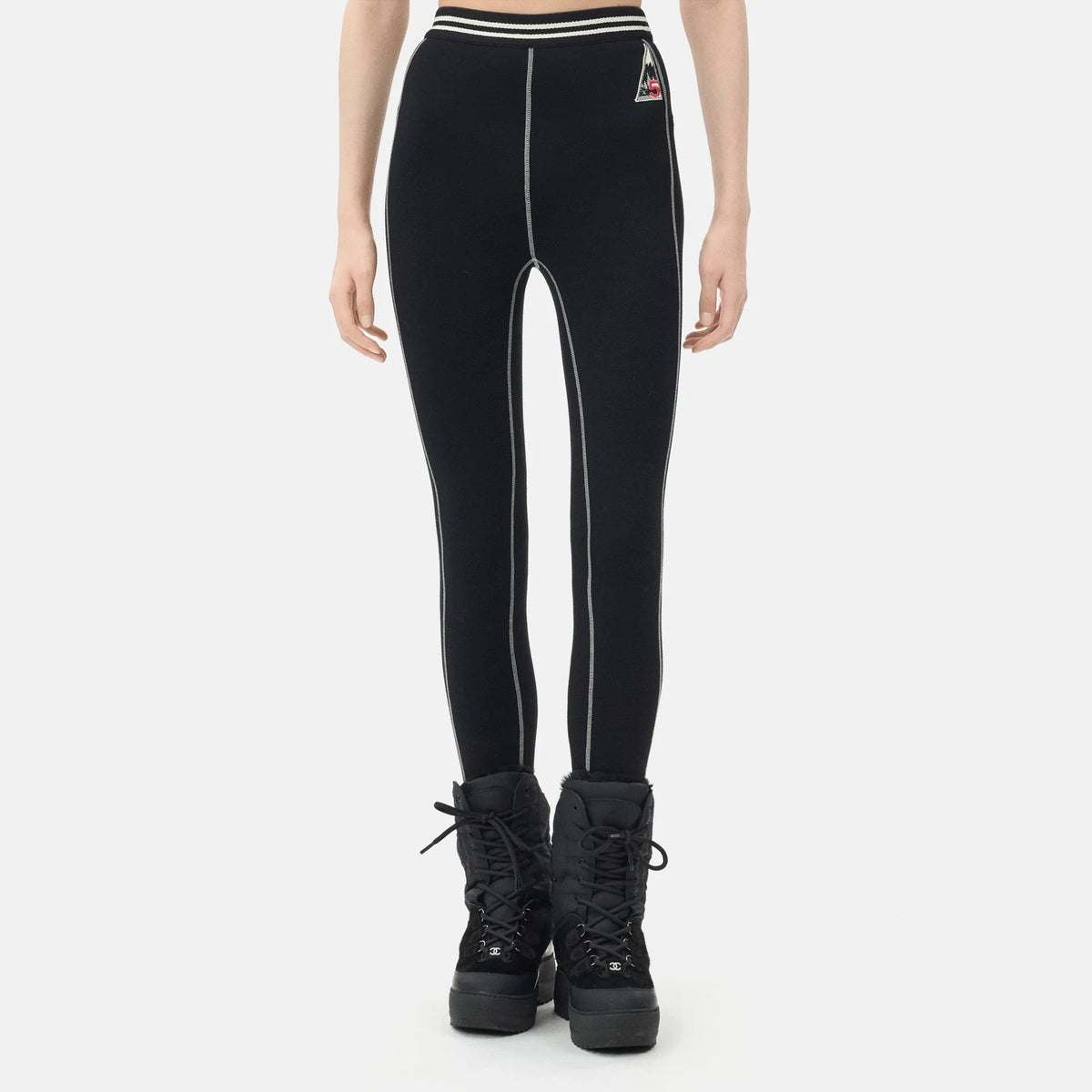 Leggings Wool & Cashmere in Black
