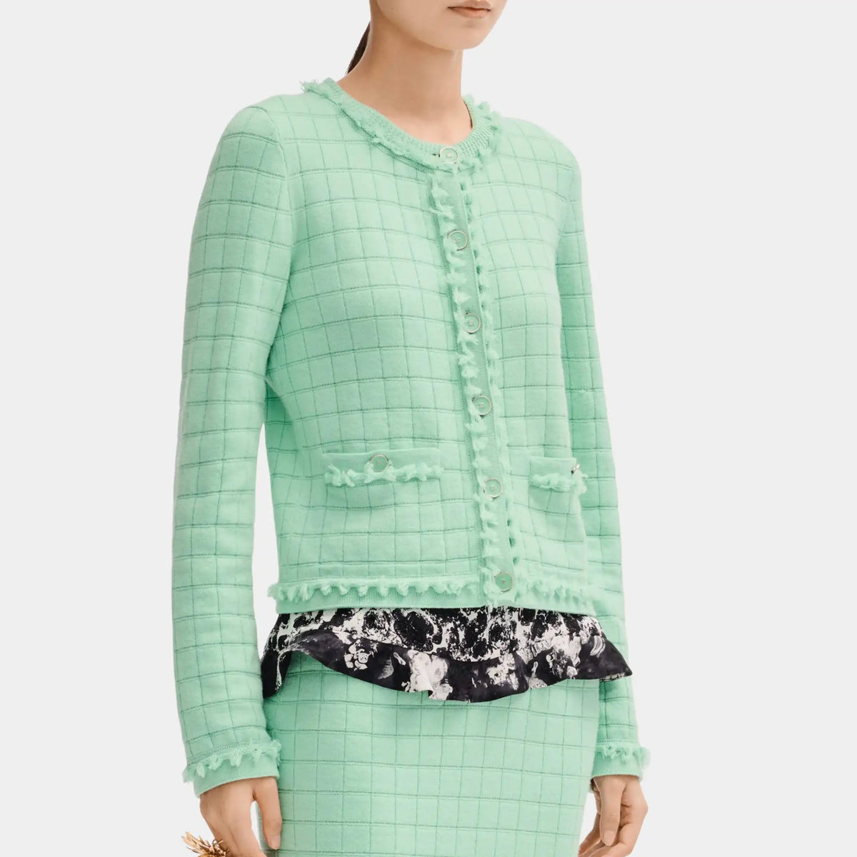 Light Green Jacket in Cashmere