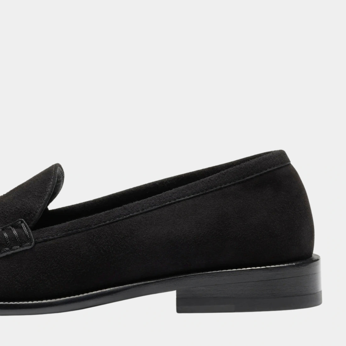 Loafers Suede Kidskin Black