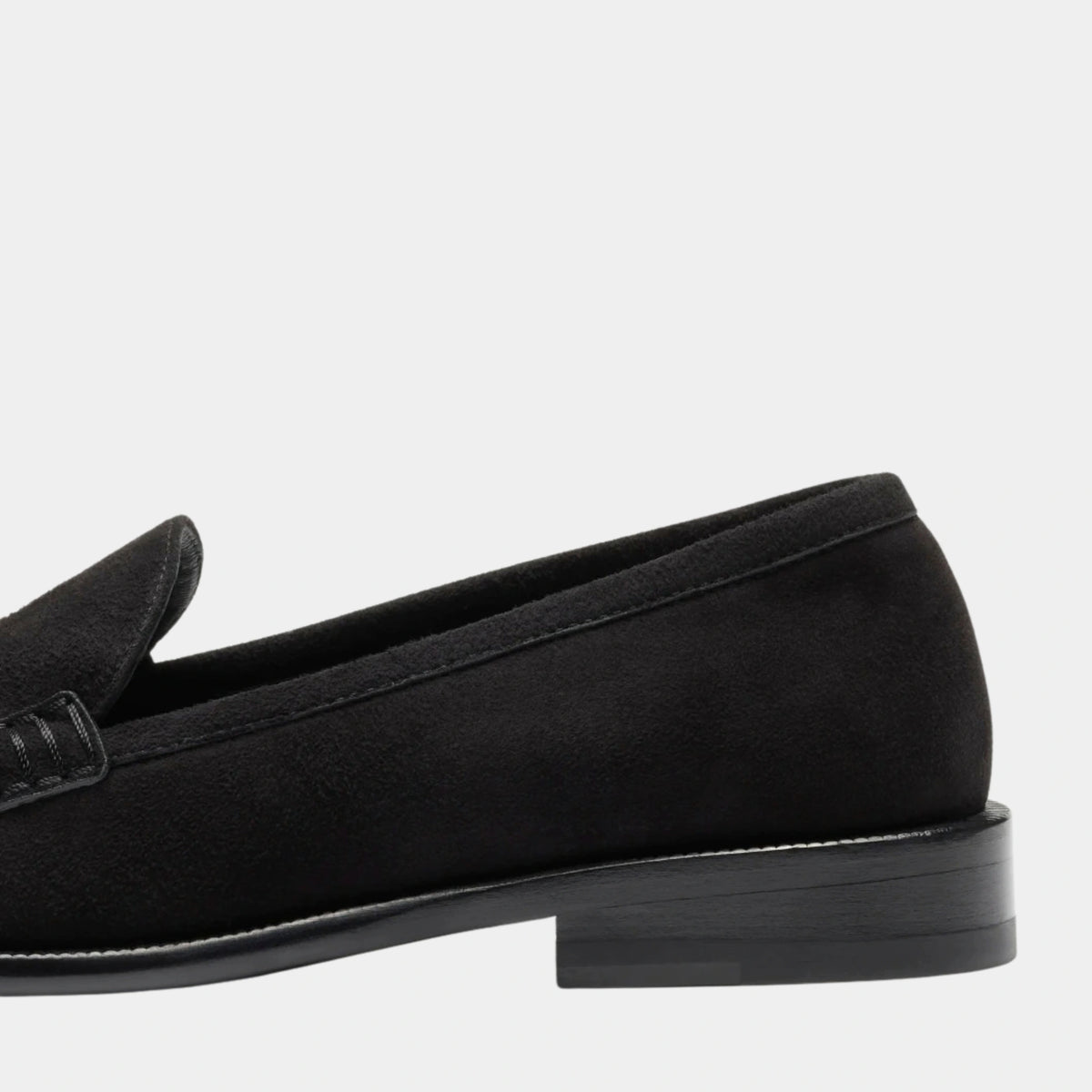 Loafers Suede Kidskin Black