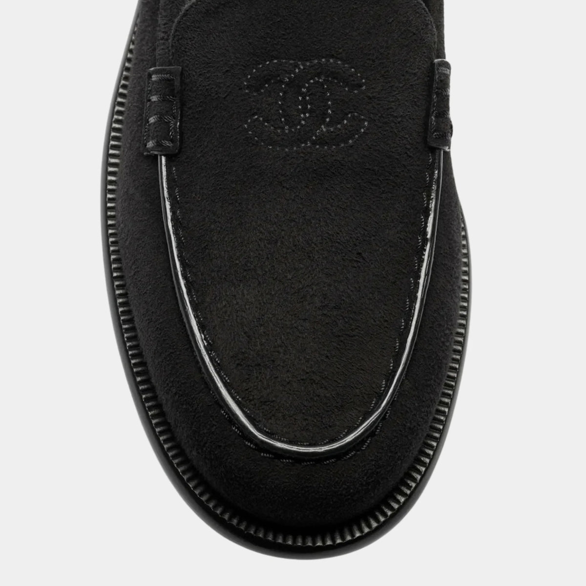 Loafers Suede Kidskin Black