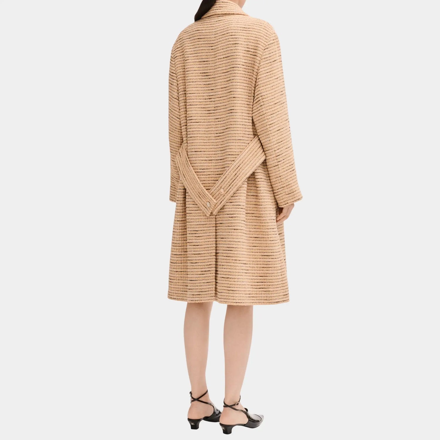 Chanel Long Coat in Tweed, Back
