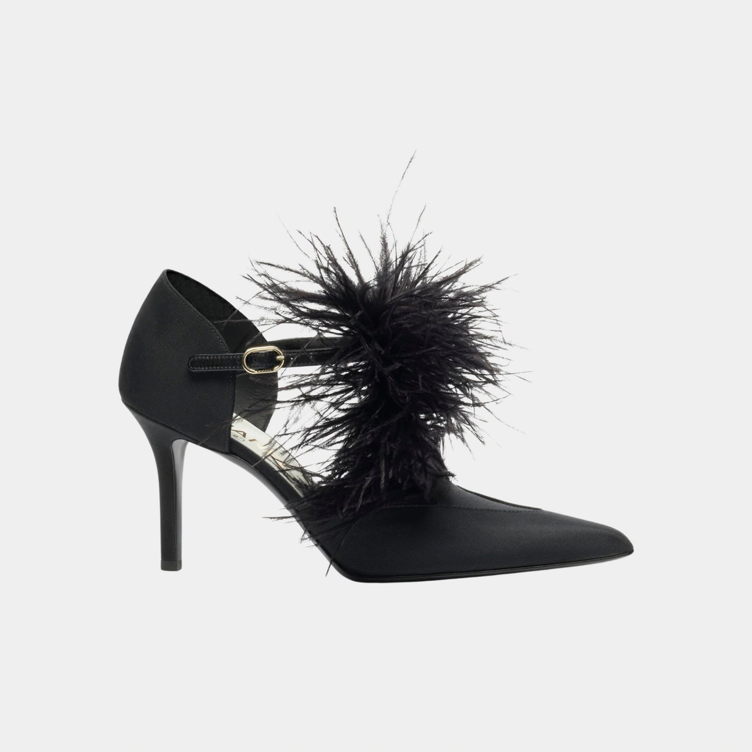 Chanel Mary Janes Grosgrain &amp; Feathers