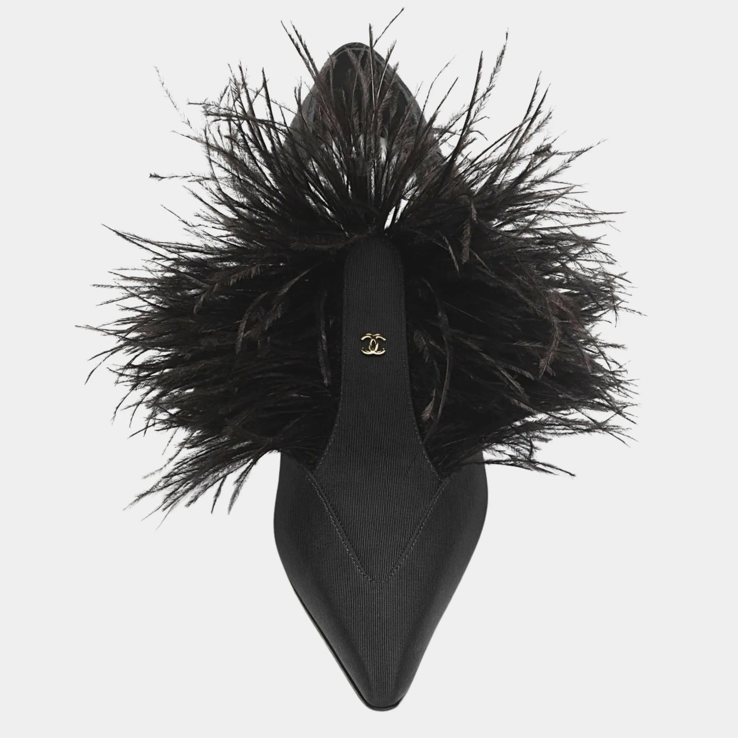 Chanel Mary Janes Grosgrain &amp; Feathers