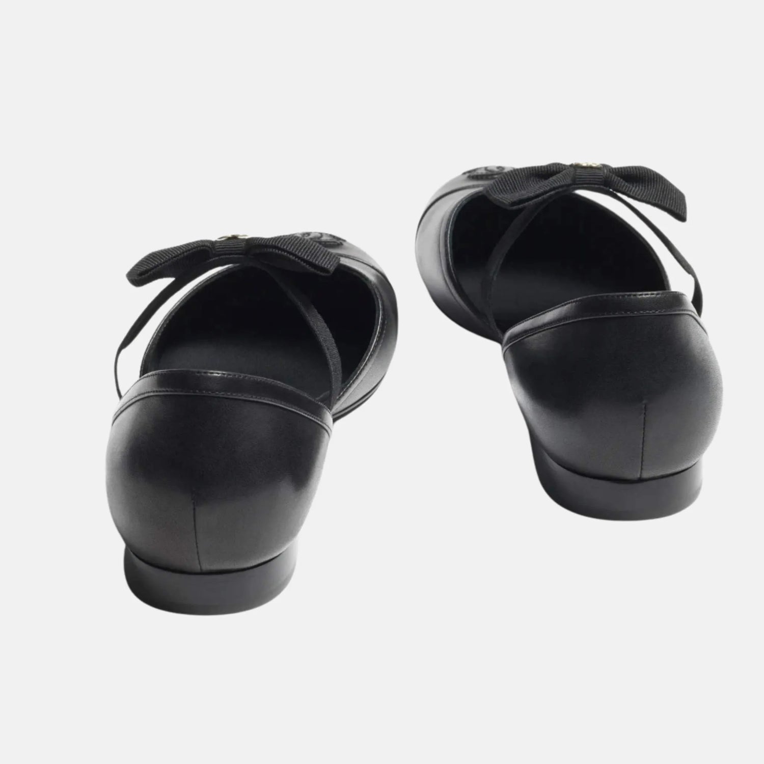 Chanel Mary Janes in Black, Back