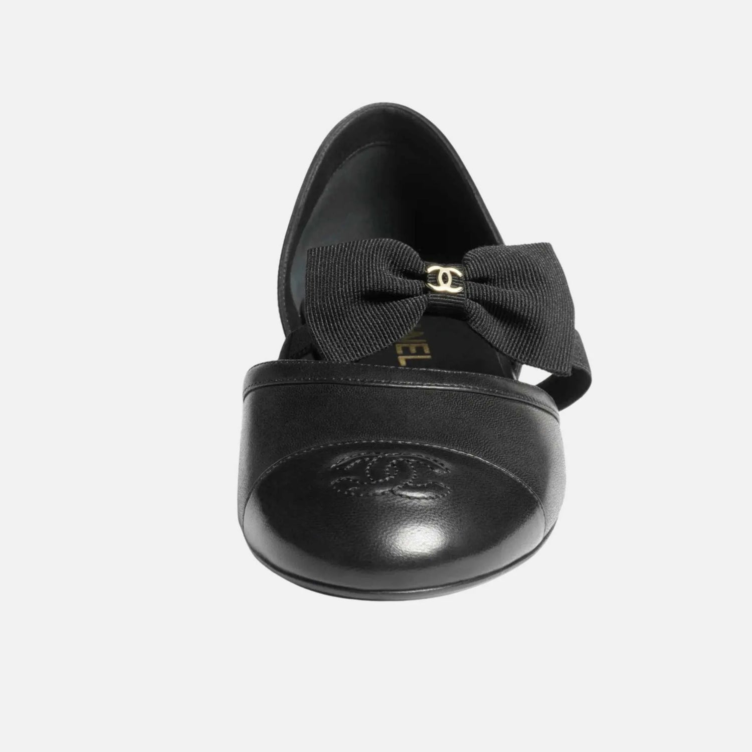 Chanel Mary Janes in Black, Front