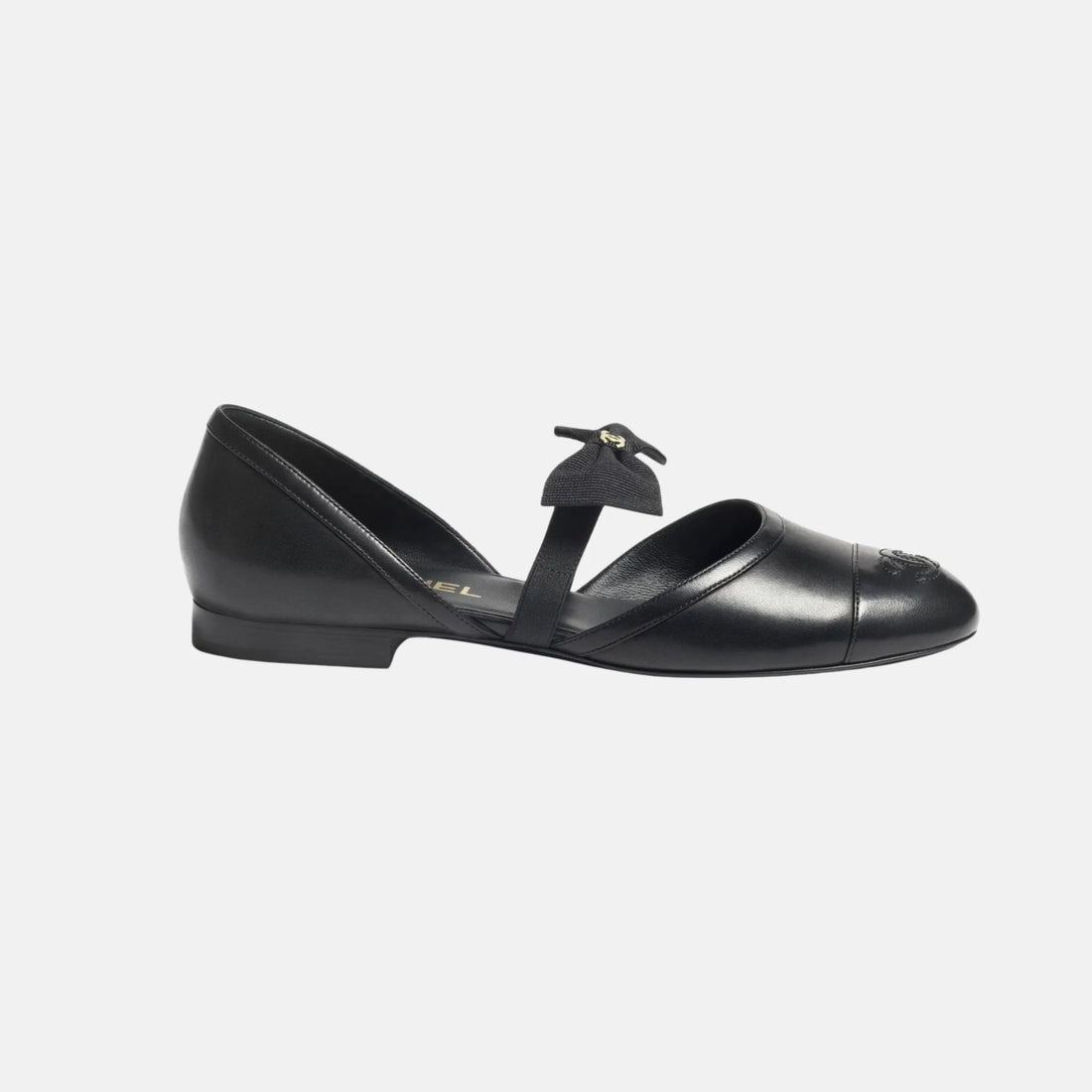 Chanel Mary Janes in Black, Side