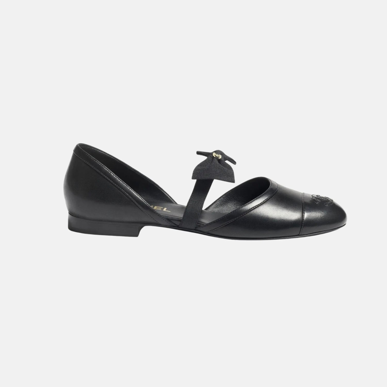 Chanel Mary Janes in Black, Side