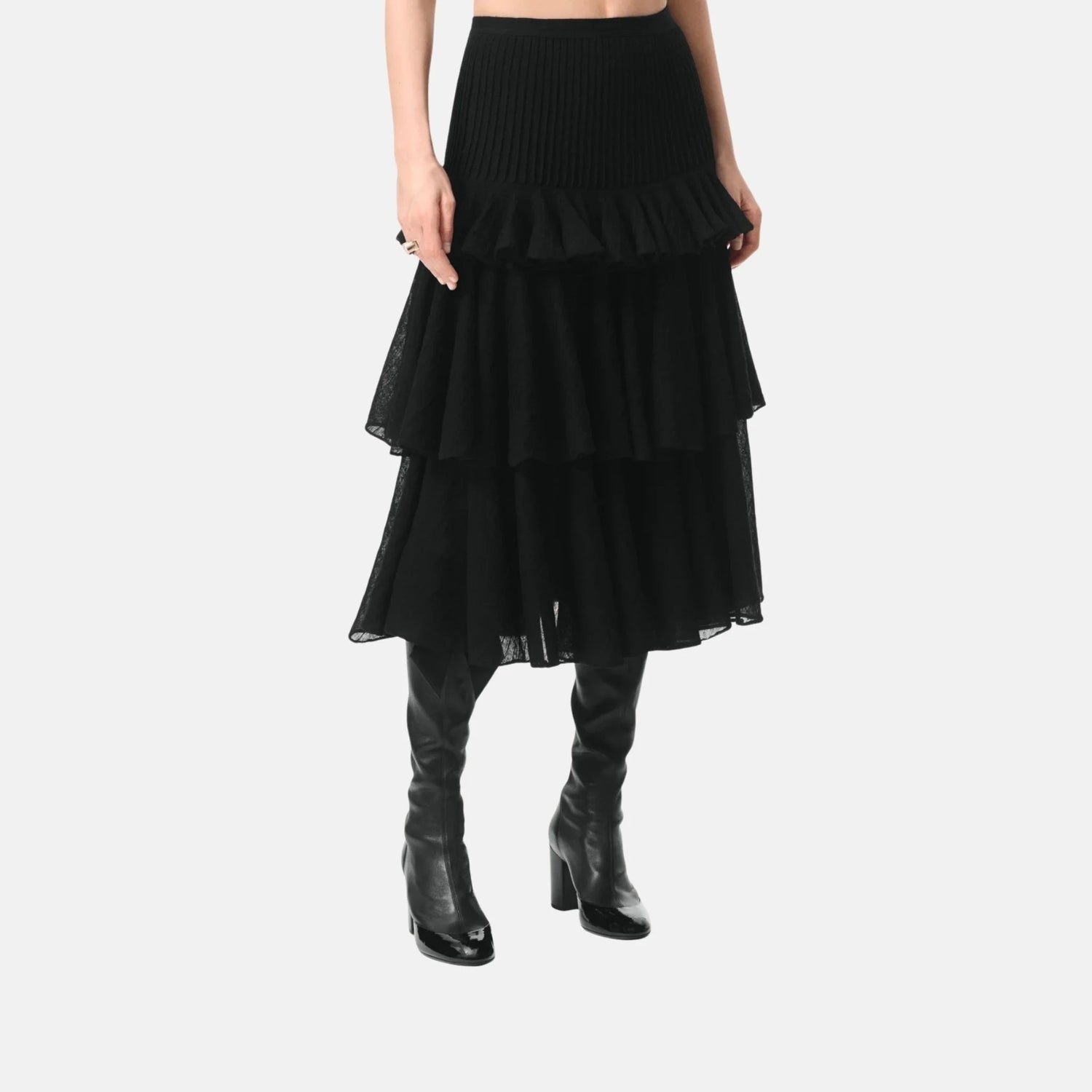 Chanel Midi Skirt Wool