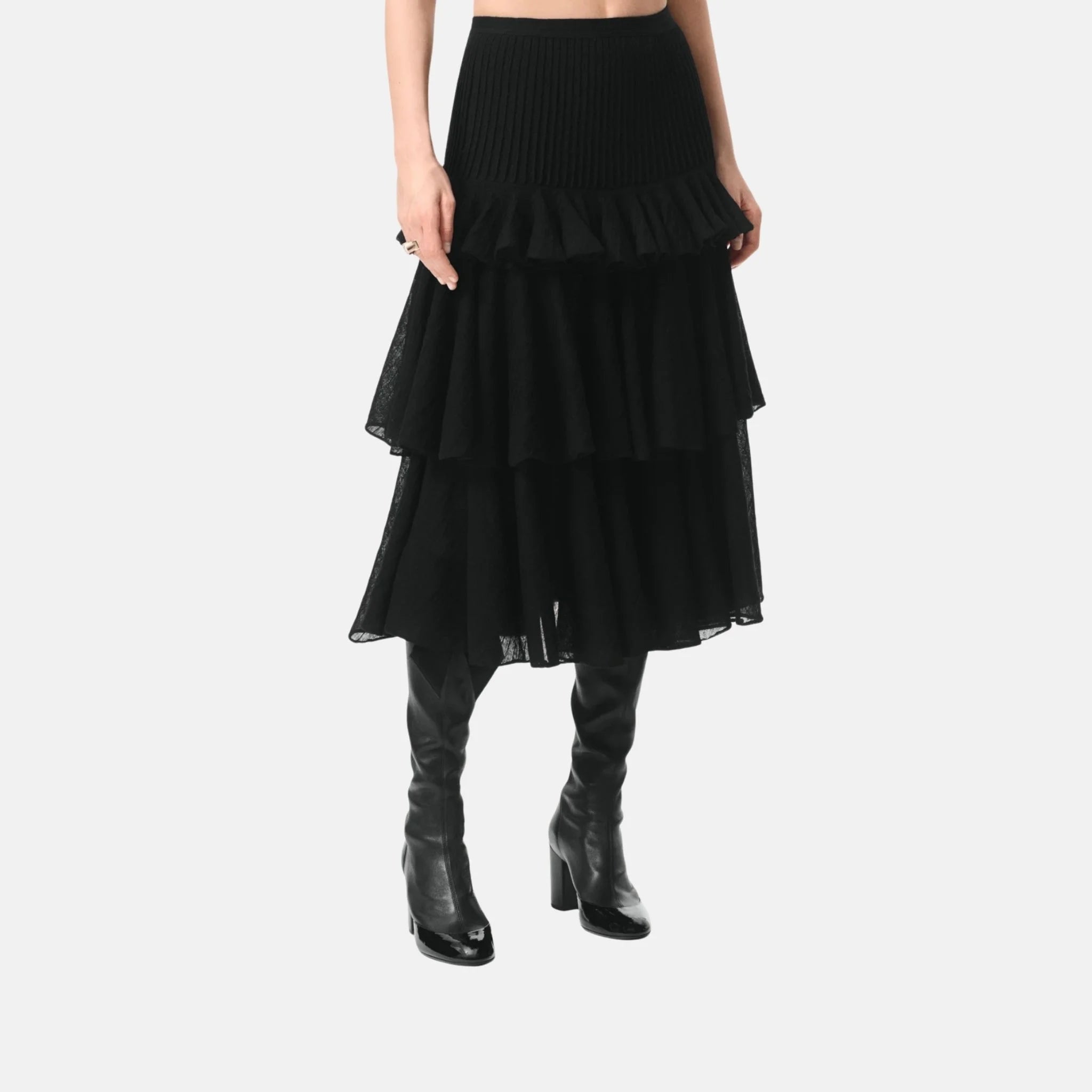 Chanel Midi Skirt Wool