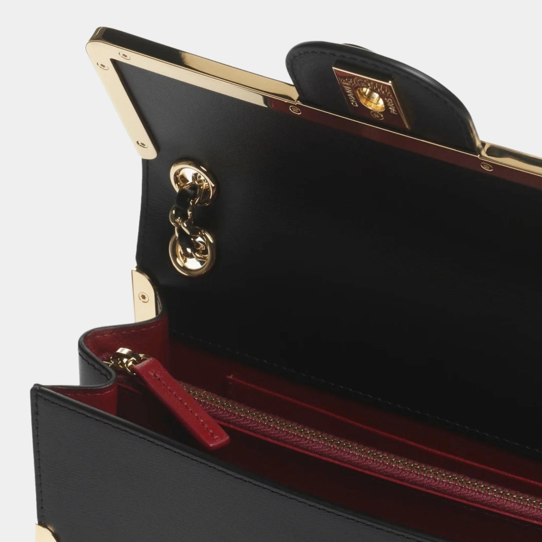 Mini Flap Bag Calfskin & Gold-Plated Metal