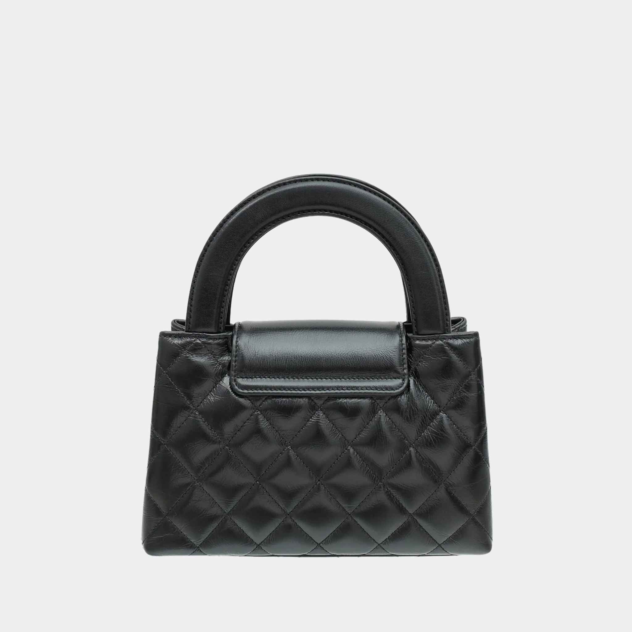 Chanel Mini Kelly Black, Back