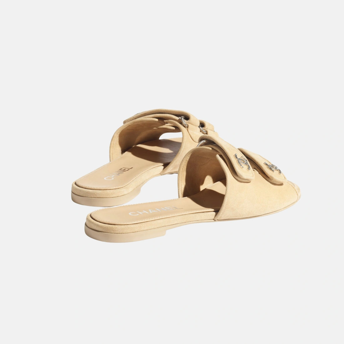 Chanel Mules in Suede Kidskin, Back