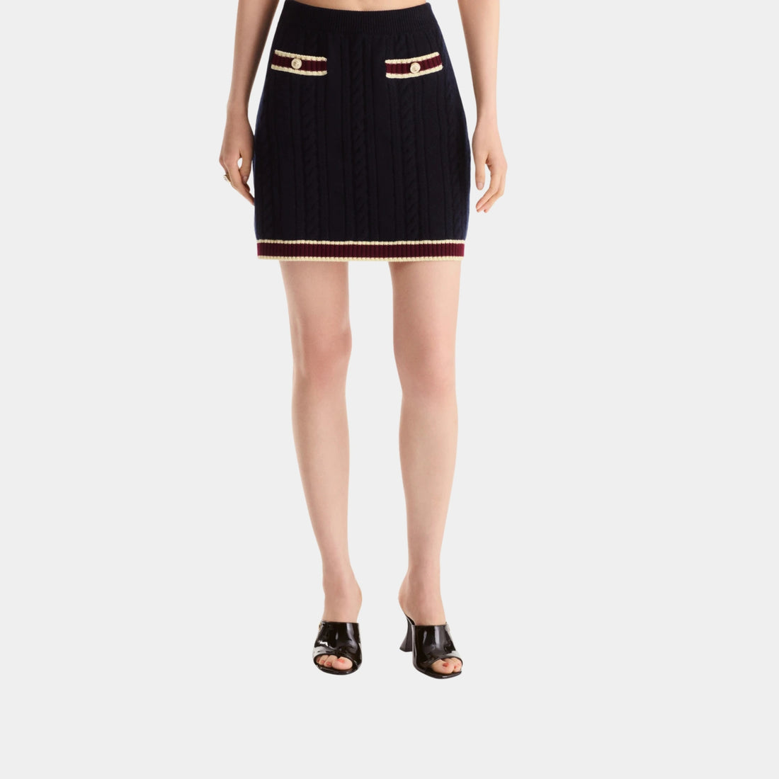 Short Skirt in Cashmere & Cotton