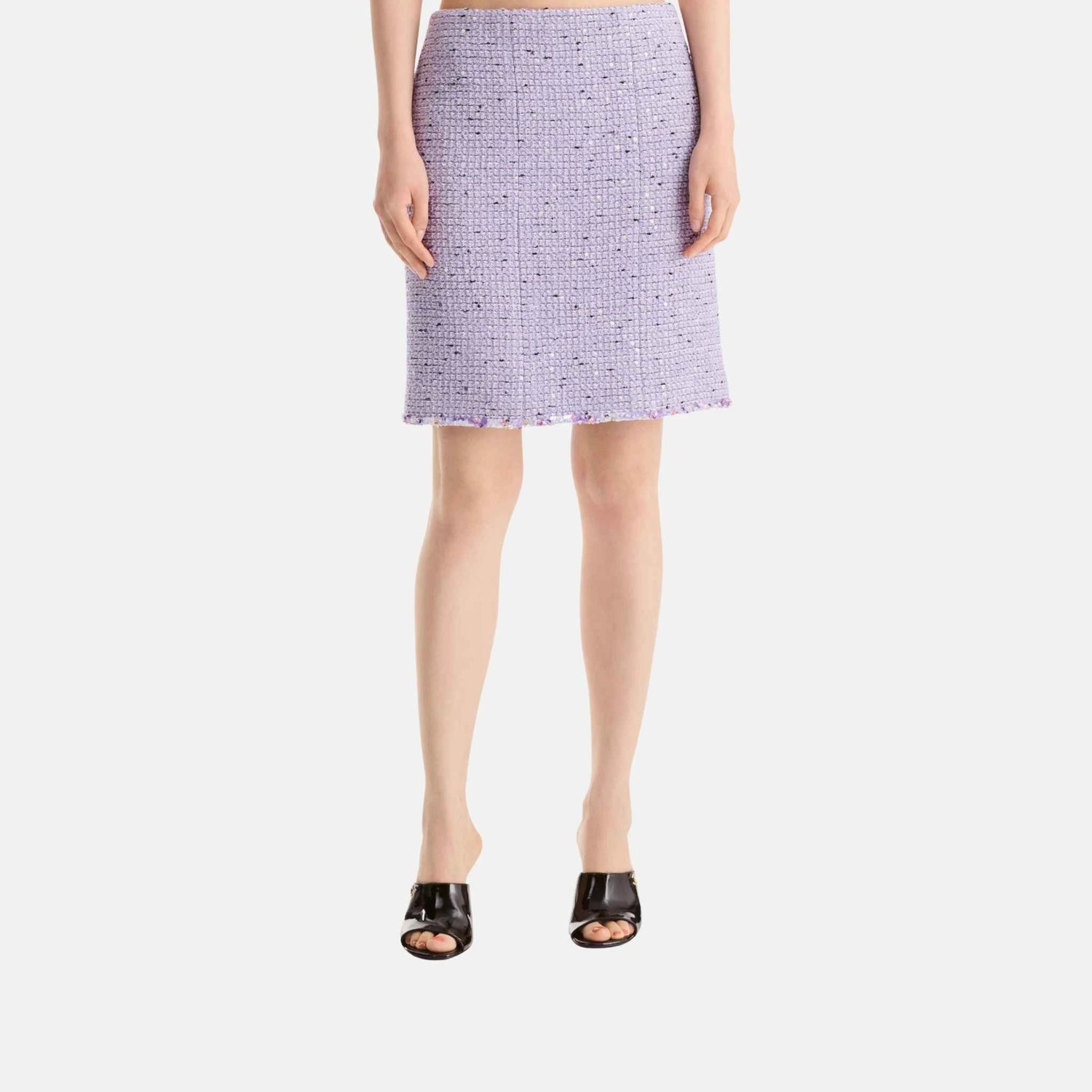 Chanel Skirt in Cotton Tweed and Sequins