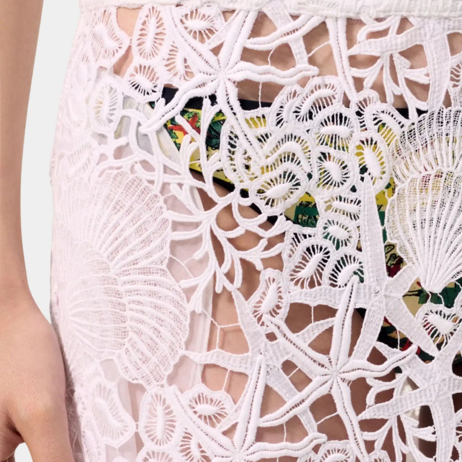 Chanel Skirt Cotton White