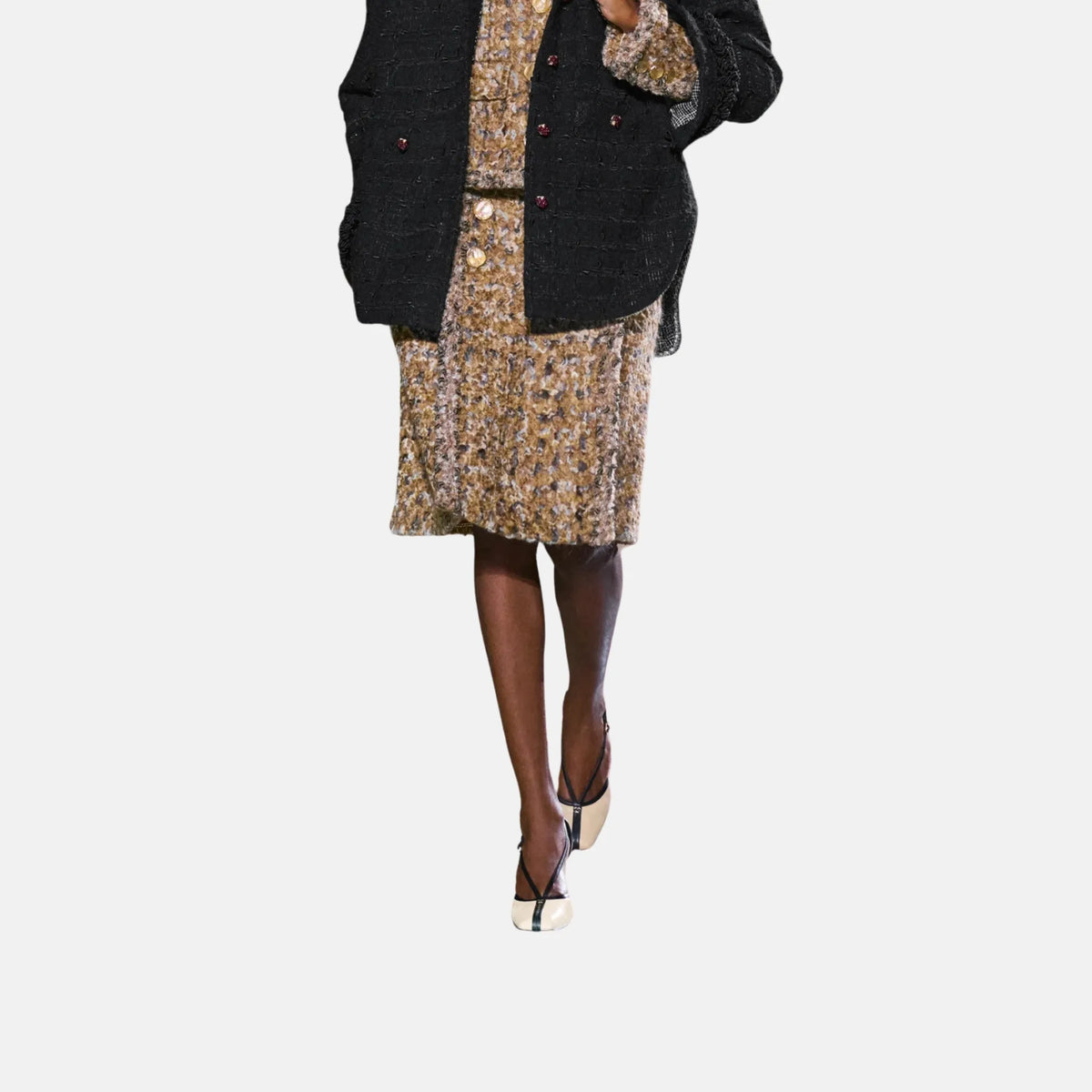 Skirt Wool in Beige
