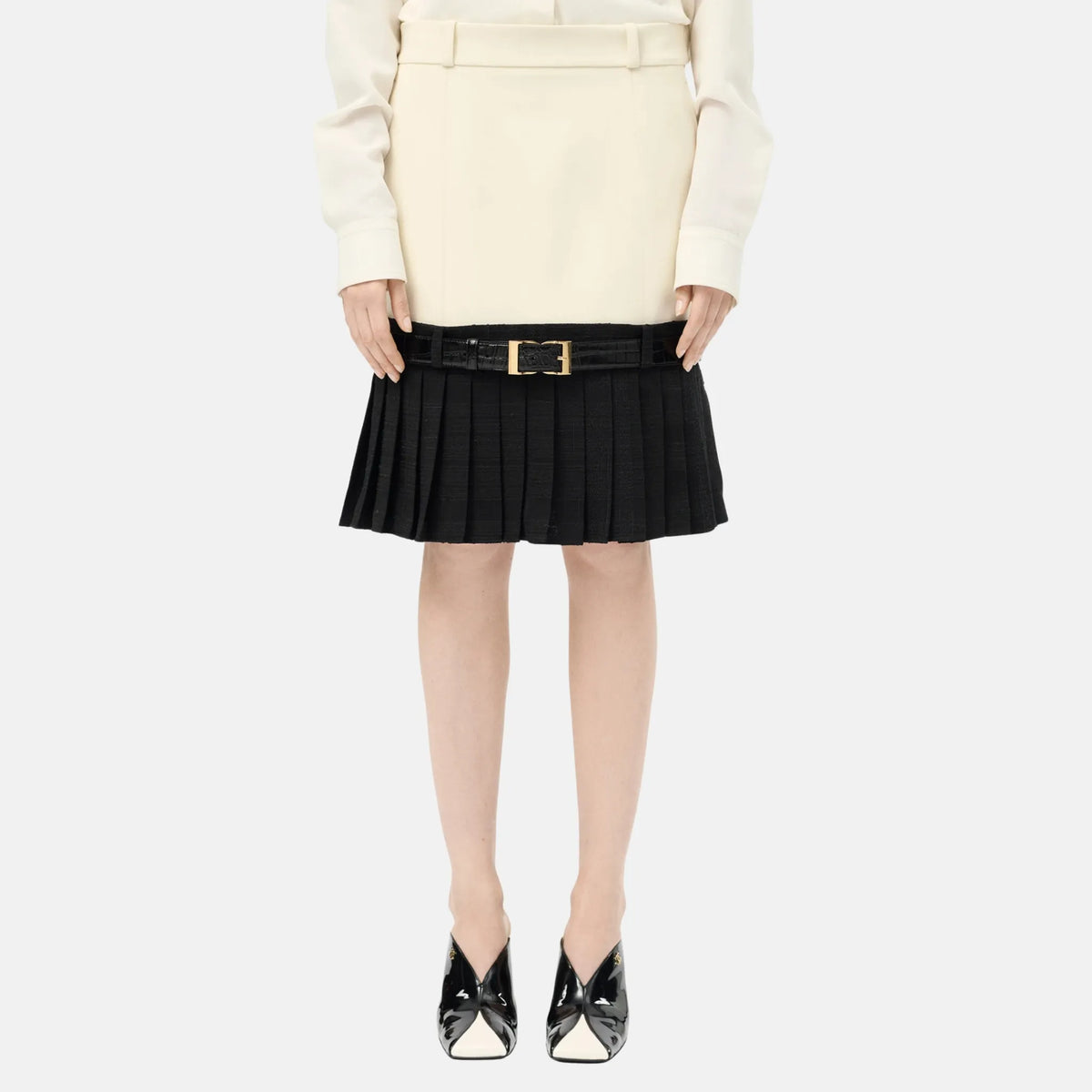 Skirt Wool in Moonlight White