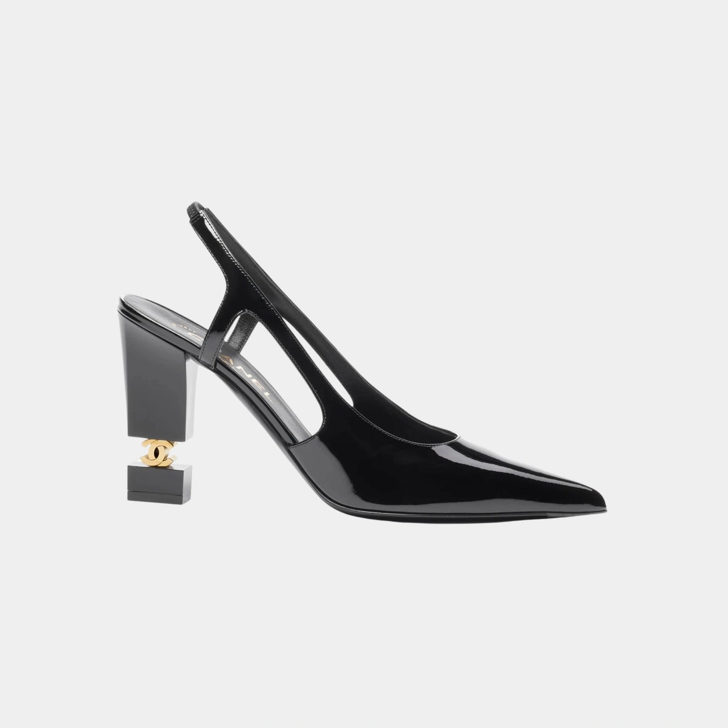Chanel Slingbacks heeled Patent Calfskin
